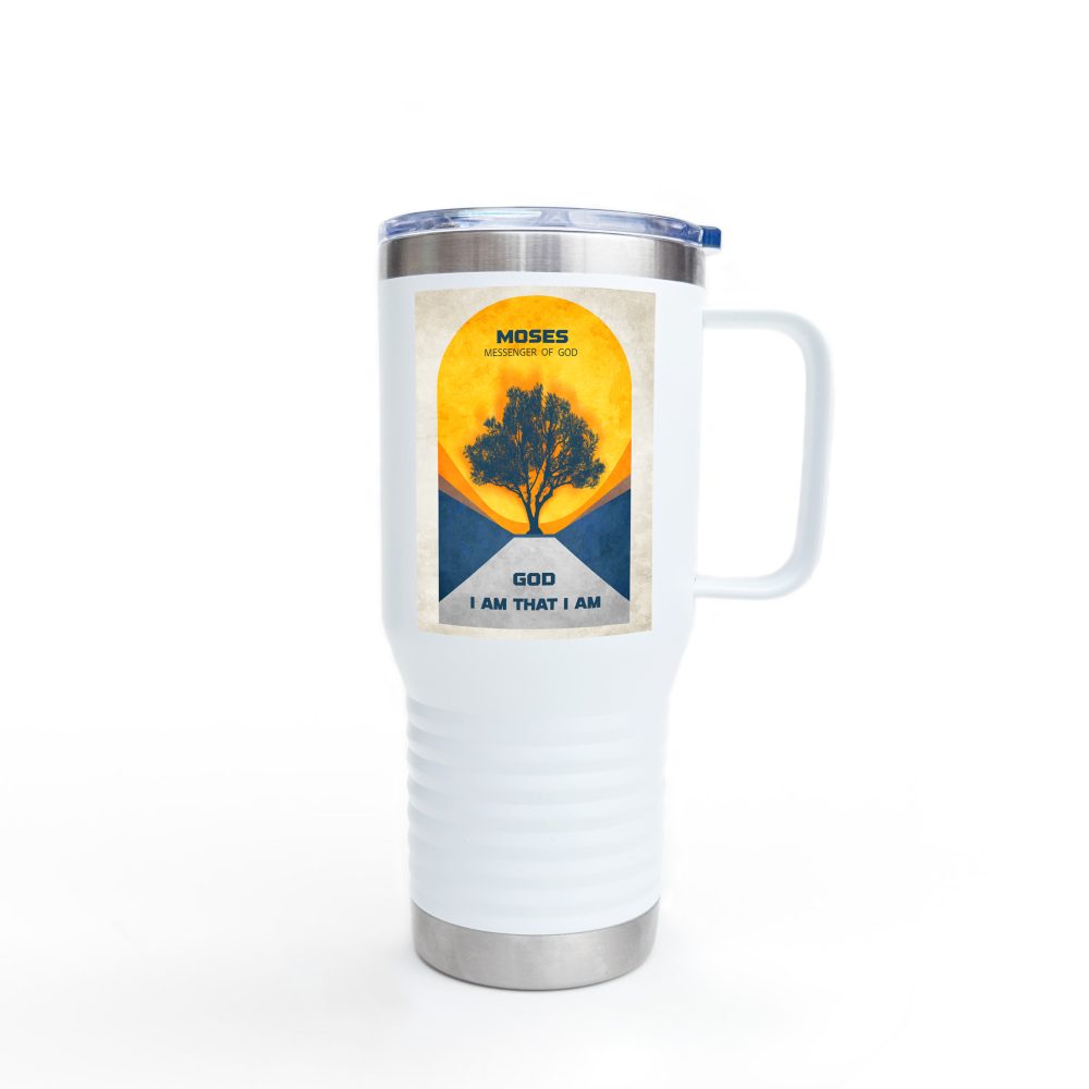 Moses, and the Burning Bush:  Inspirational Insulated Tumbler 20oz