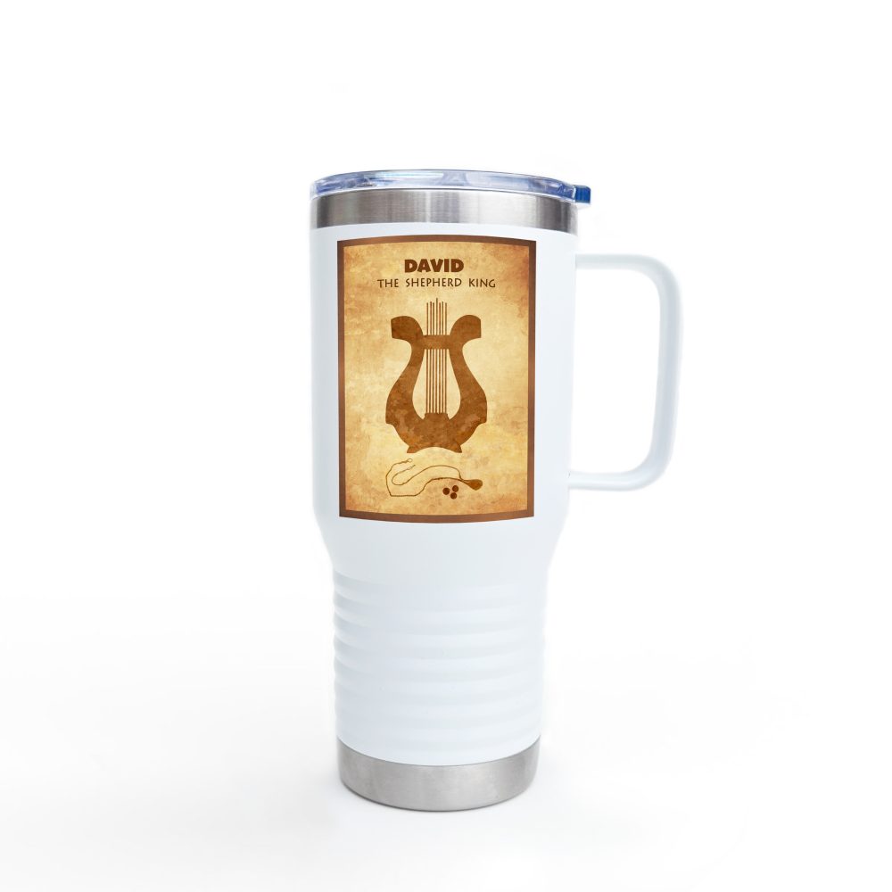 David the Shepherd King: Inspirational Insulated Tumbler 20oz