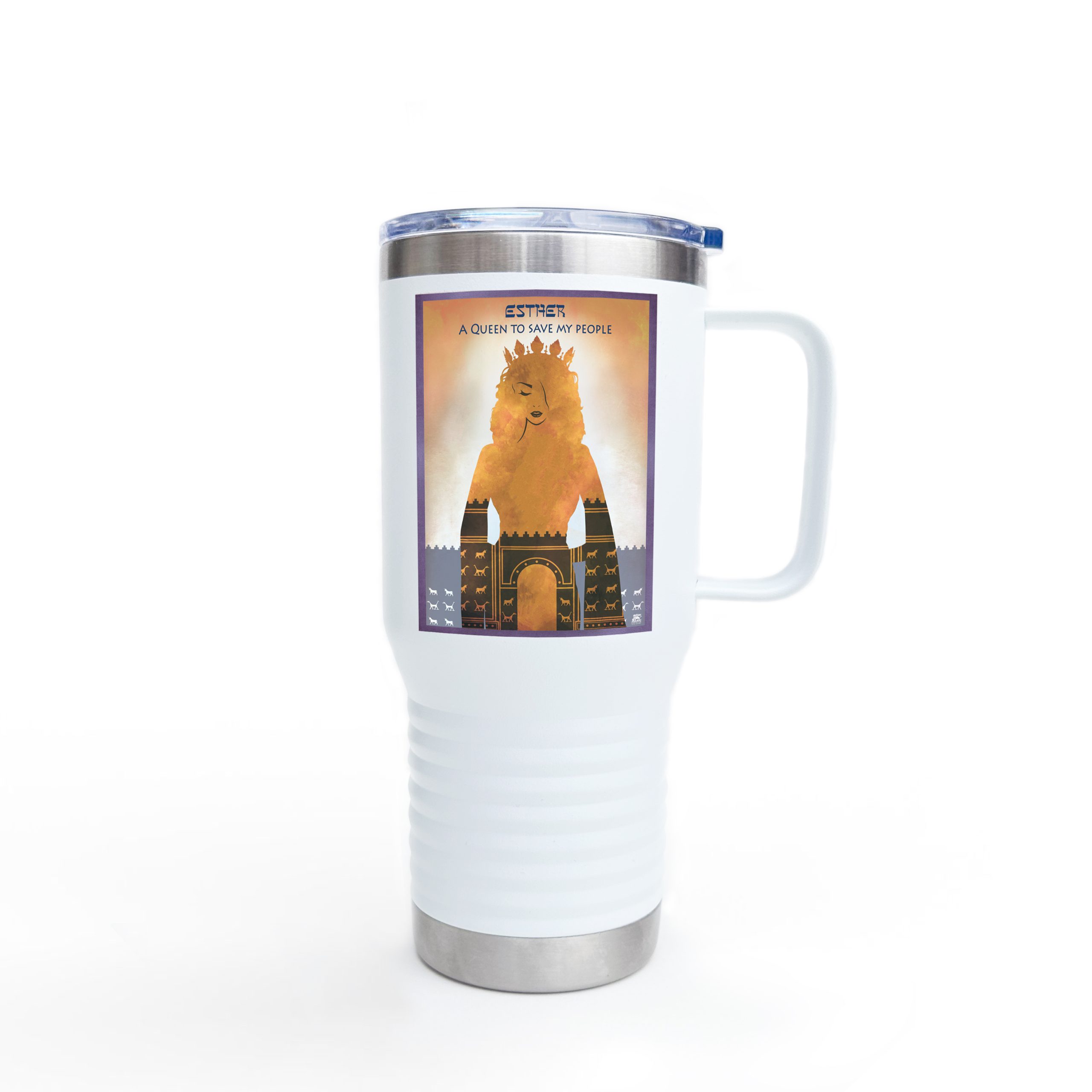 Esther, A Queen to Save My People: Inspirational Insulated Tumbler 20oz 1 Esther, A Queen to Save My People: Inspirational Insulated Tumbler 20oz