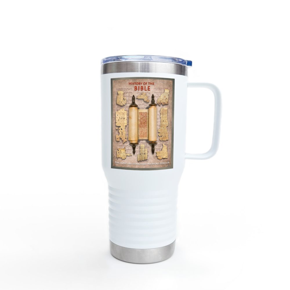History of the Bible: Inspirational Insulated Tumbler 20oz