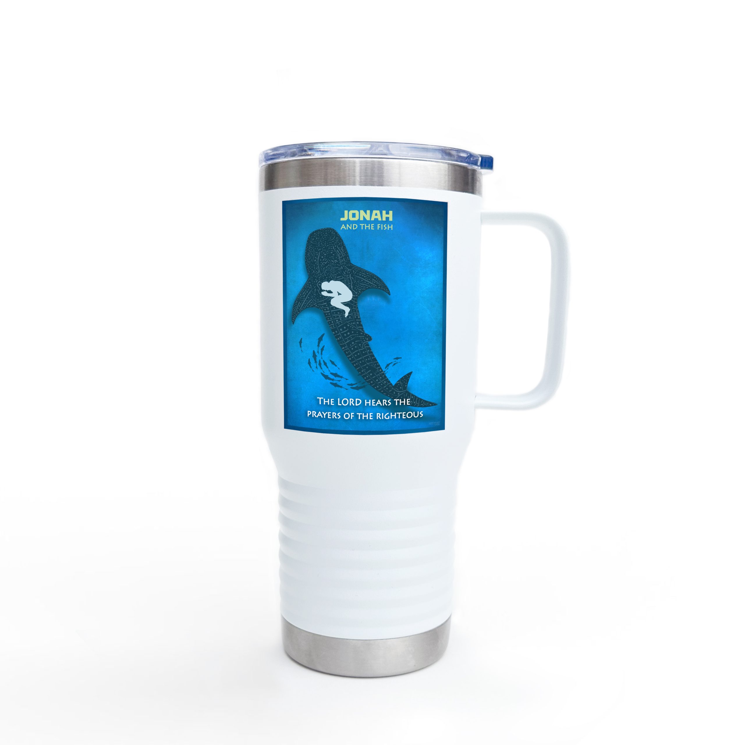 Jonah, and the Fish: Inspirational Insulated Tumbler 20oz 1 Jonah, and the Fish: Inspirational Insulated Tumbler 20oz