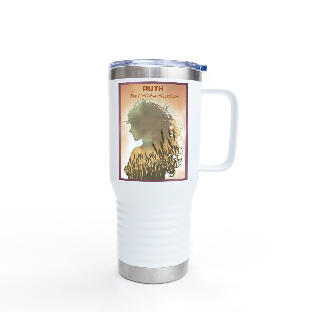 Ruth, The Lord is my Redeemer: Inspirational Insulated Tumbler 20oz