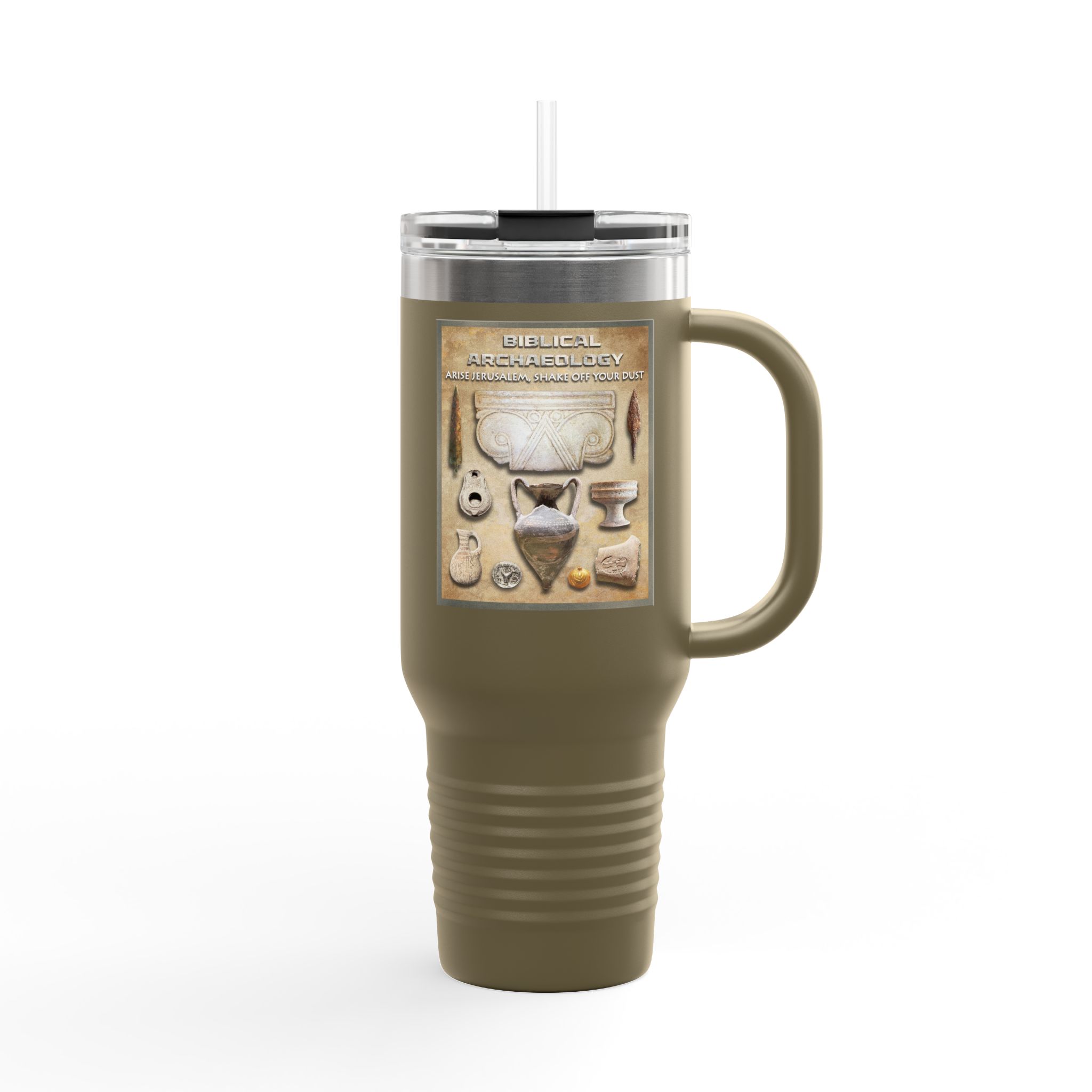 Biblical Archaeology Christian Tumbler 40oz - Bible History Insulated Tumbler 9 Biblical Archaeology Christian Tumbler 40oz - Bible History Insulated Tumbler - Image 9