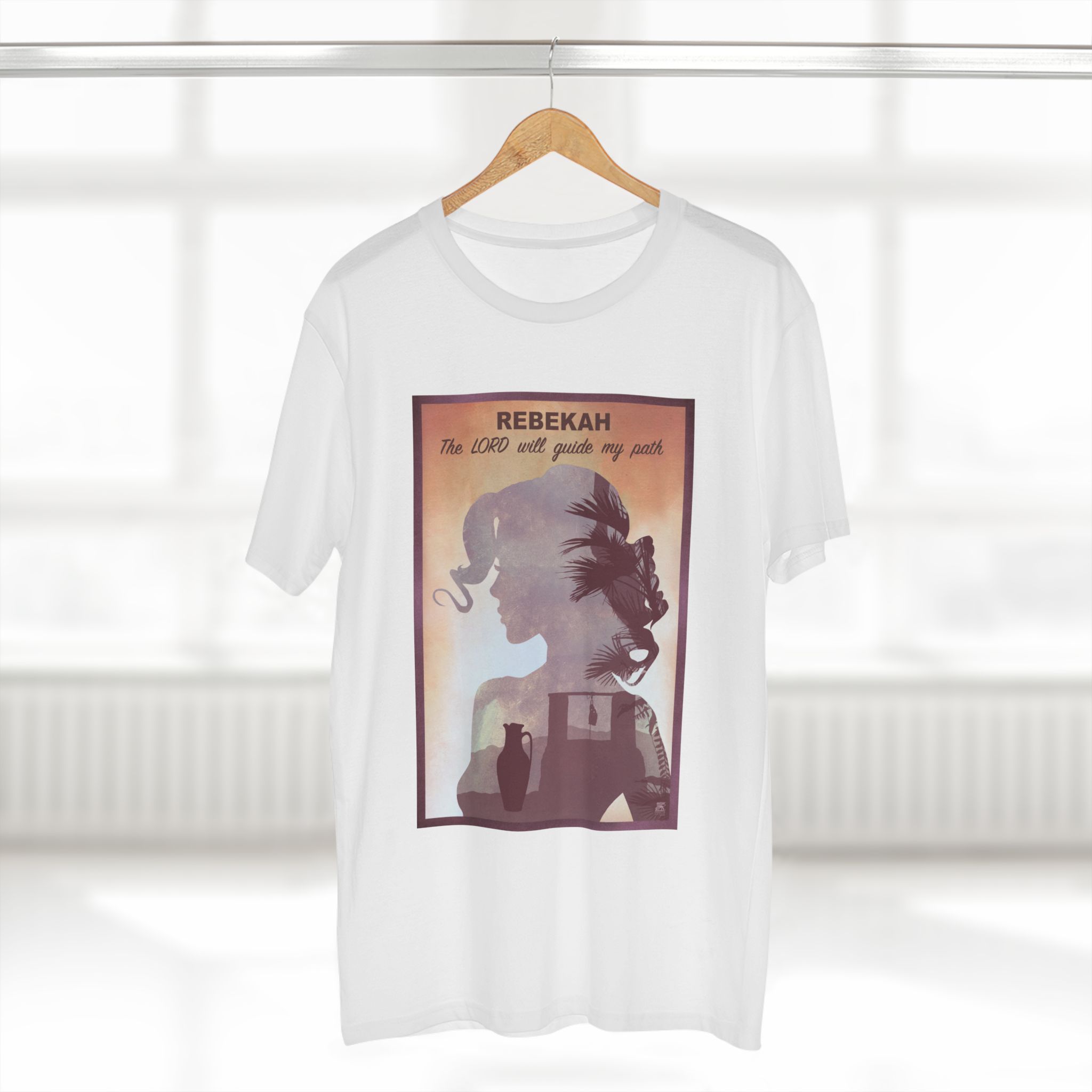 Rebekah, Women’s Christian T-Shirt - Destiny at the Well Faith T-Shirt 3 Rebekah, Women’s Christian T-Shirt - Destiny at the Well Faith T-Shirt - Image 3