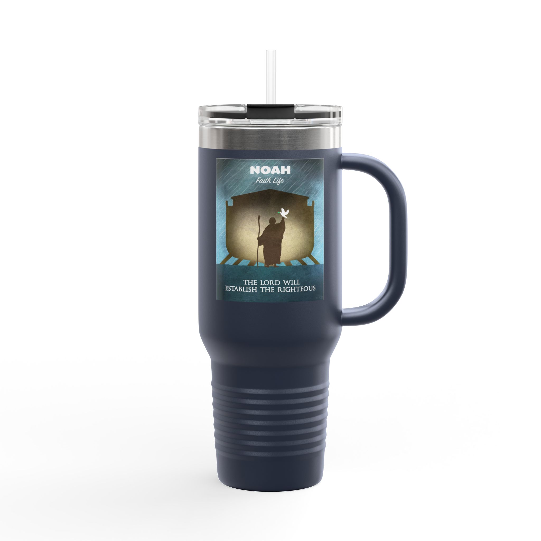 Noah's Ark Christian Tumbler 40oz - Insulated Bible Tumbler 9 Noah's Ark Christian Tumbler 40oz - Insulated Bible Tumbler - Image 9