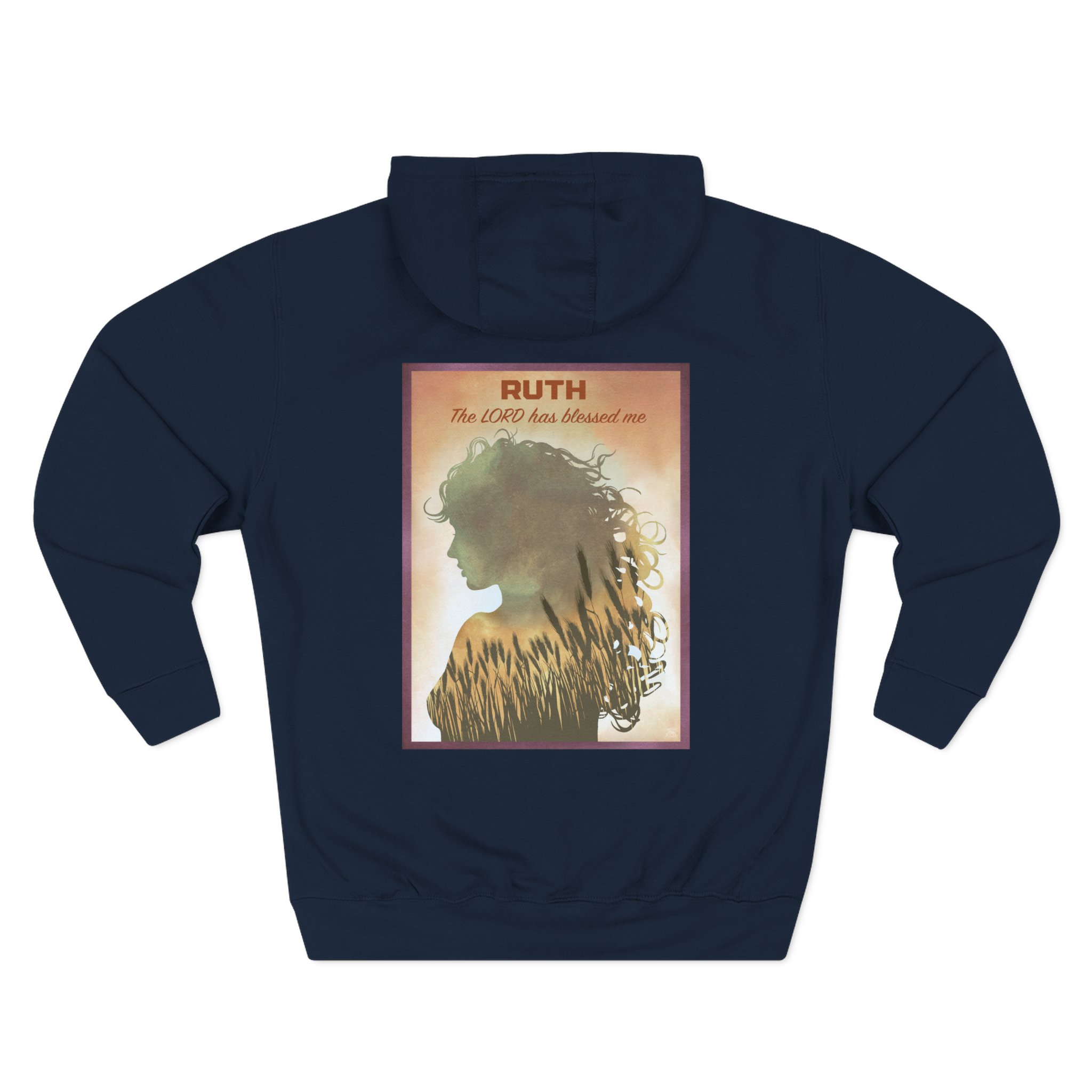 Christian Ruth The Lord is My Redeemer Hoodie - Faith Based Hoodie Halo House Christian Ruth The Lord is My Redeemer Hoodie - Faith Based Hoodie - Image 13