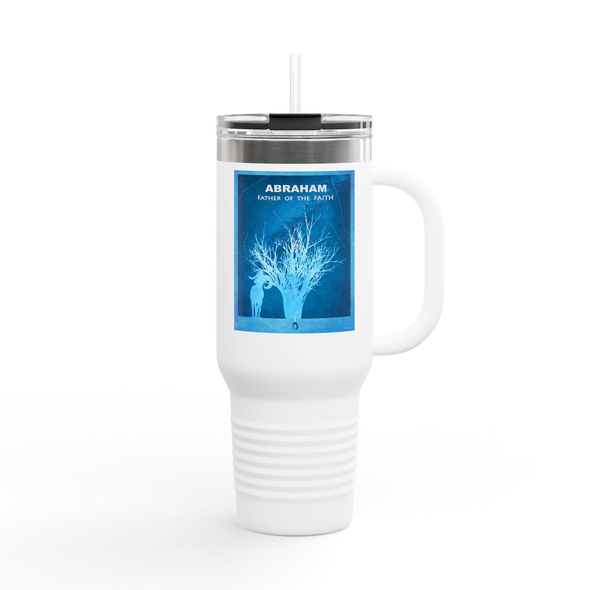 Abraham, Father of the Faith Christian Tumbler 40oz - Insulated Bible Tumbler 1 Abraham, Father of the Faith Christian Tumbler 40oz - Insulated Bible Tumbler