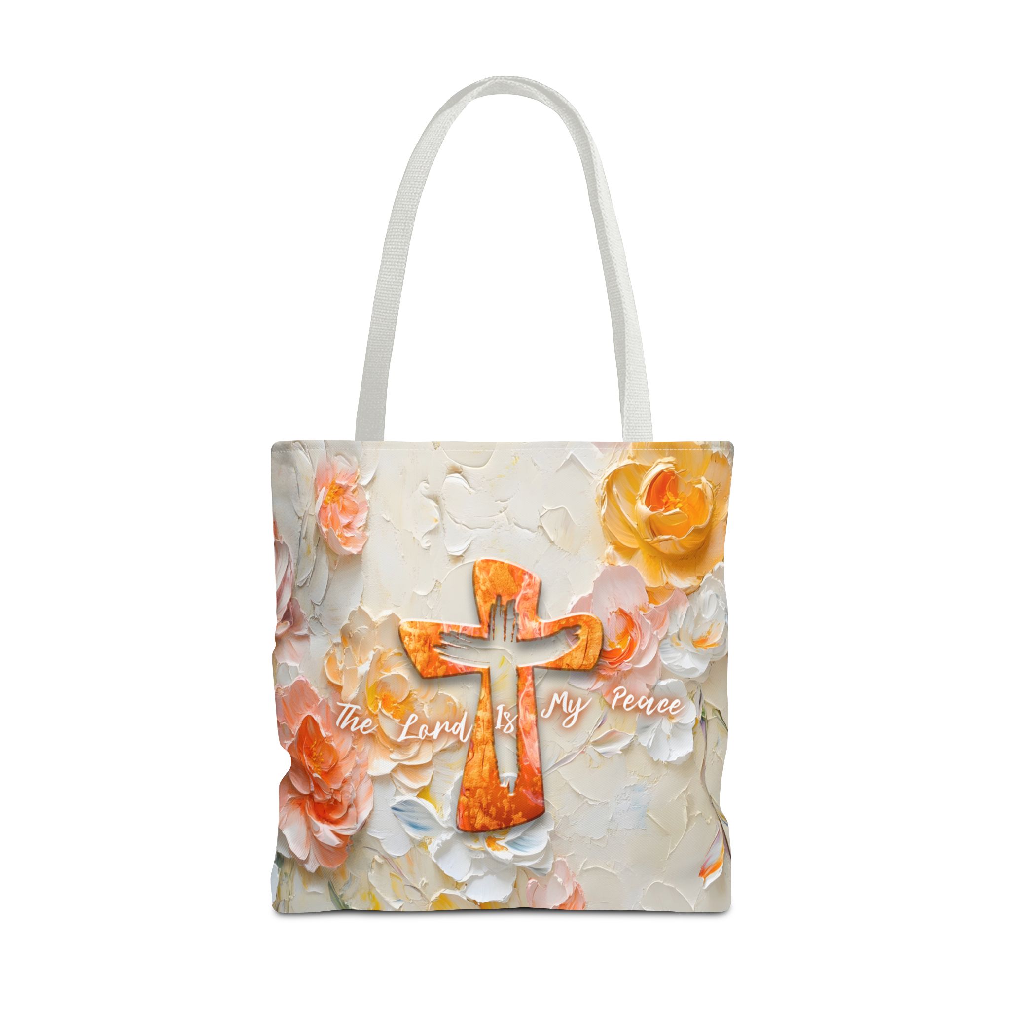 The Lord is My Peace Christian Tote Bag - Inspirational Faith Tote Bag Halo House The Lord is My Peace Christian Tote Bag - Inspirational Faith Tote Bag - Image 5