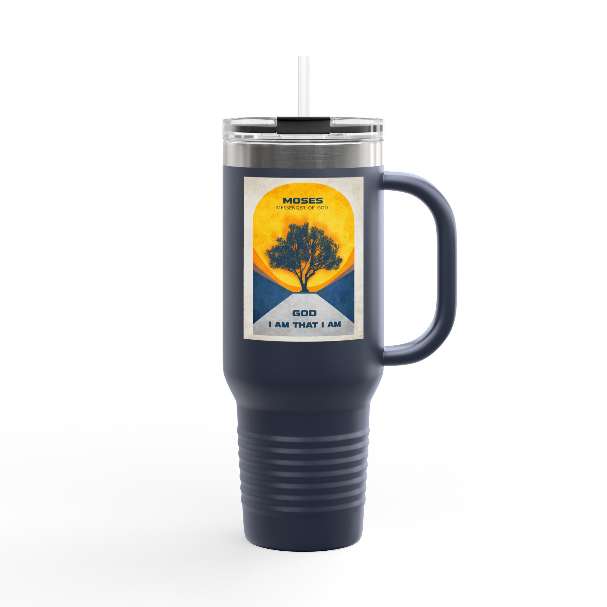 Moses, and the burning Bush Christian Tumbler 40oz Insulated Bible Tumbler 9 Moses, and the burning Bush Christian Tumbler 40oz Insulated Bible Tumbler - Image 9