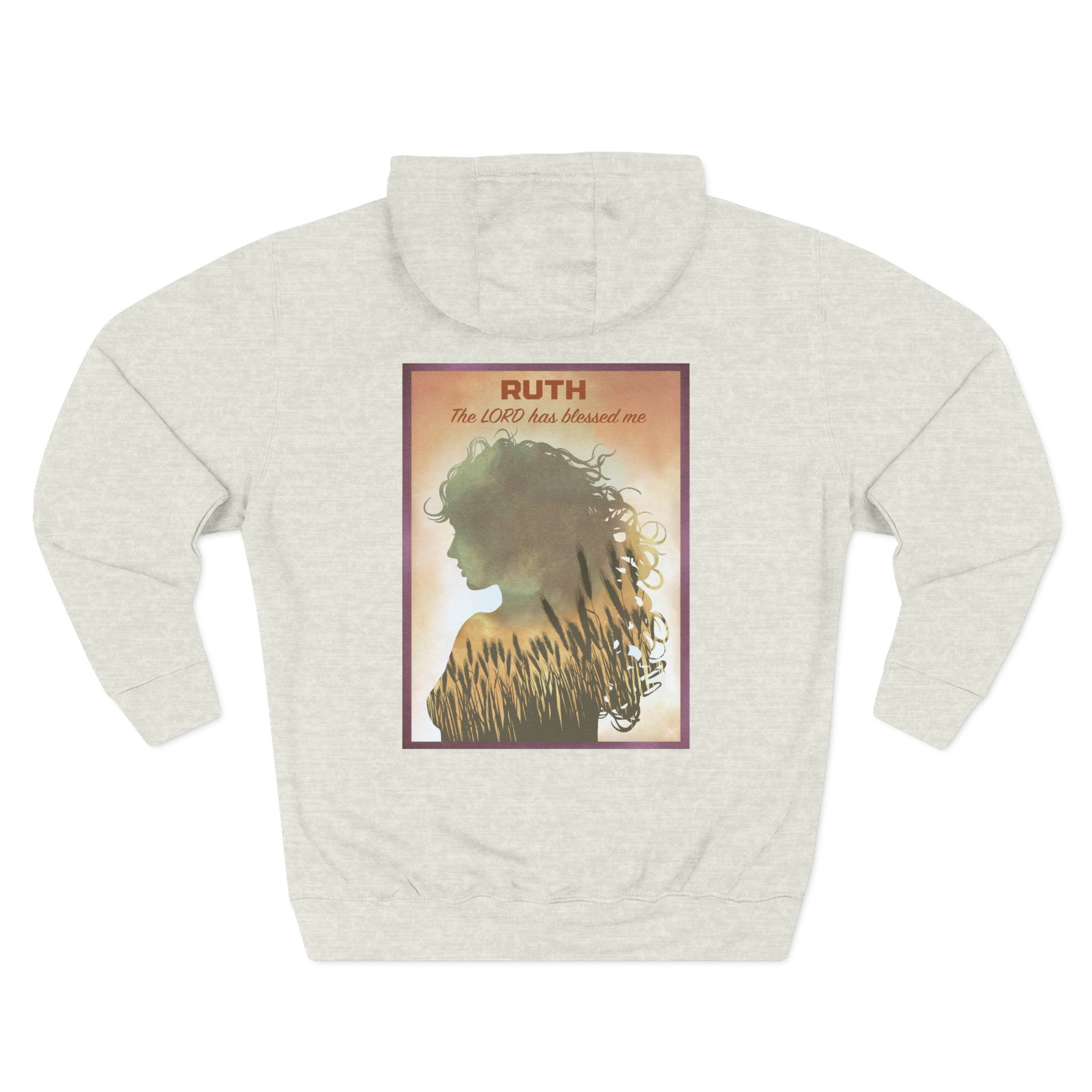 Christian Ruth The Lord is My Redeemer Hoodie - Faith Based Hoodie Halo House Christian Ruth The Lord is My Redeemer Hoodie - Faith Based Hoodie - Image 11