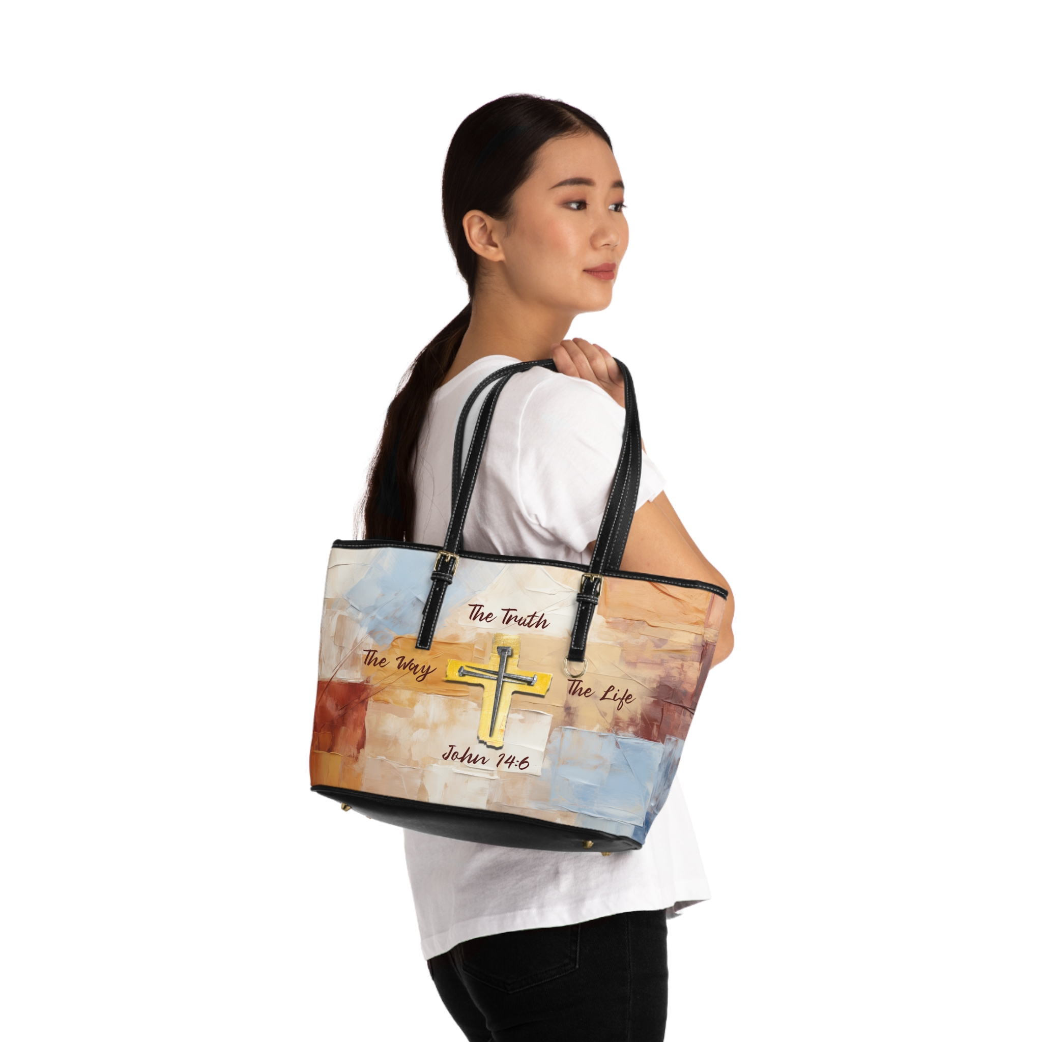 The Way, The Truth, The Life, Shoulder Bag 4 The Way, The Truth, The Life, Shoulder Bag - Image 4