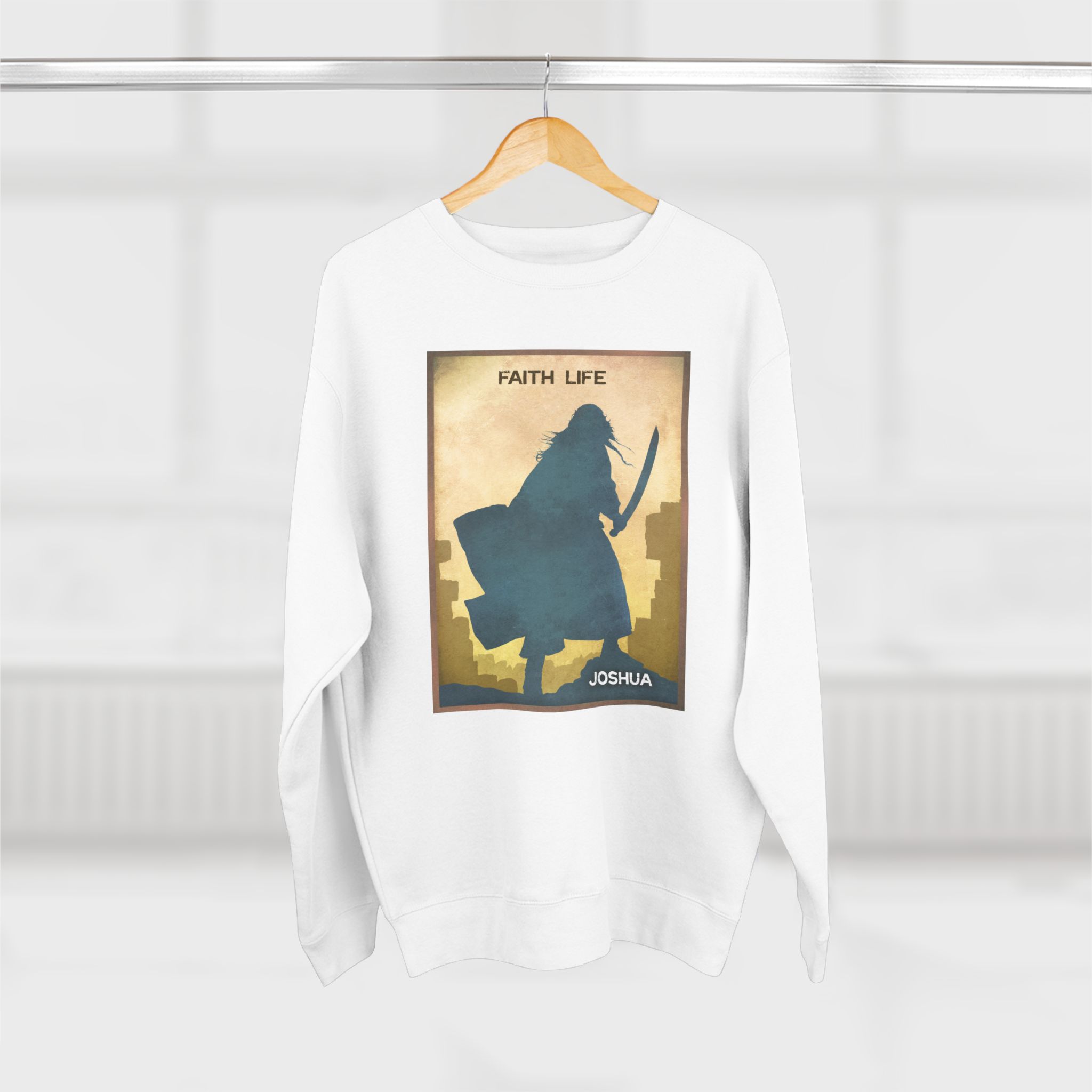 Joshua, Faith Life: Sweatshirt Halo House Joshua, Faith Life: Sweatshirt - Image 5