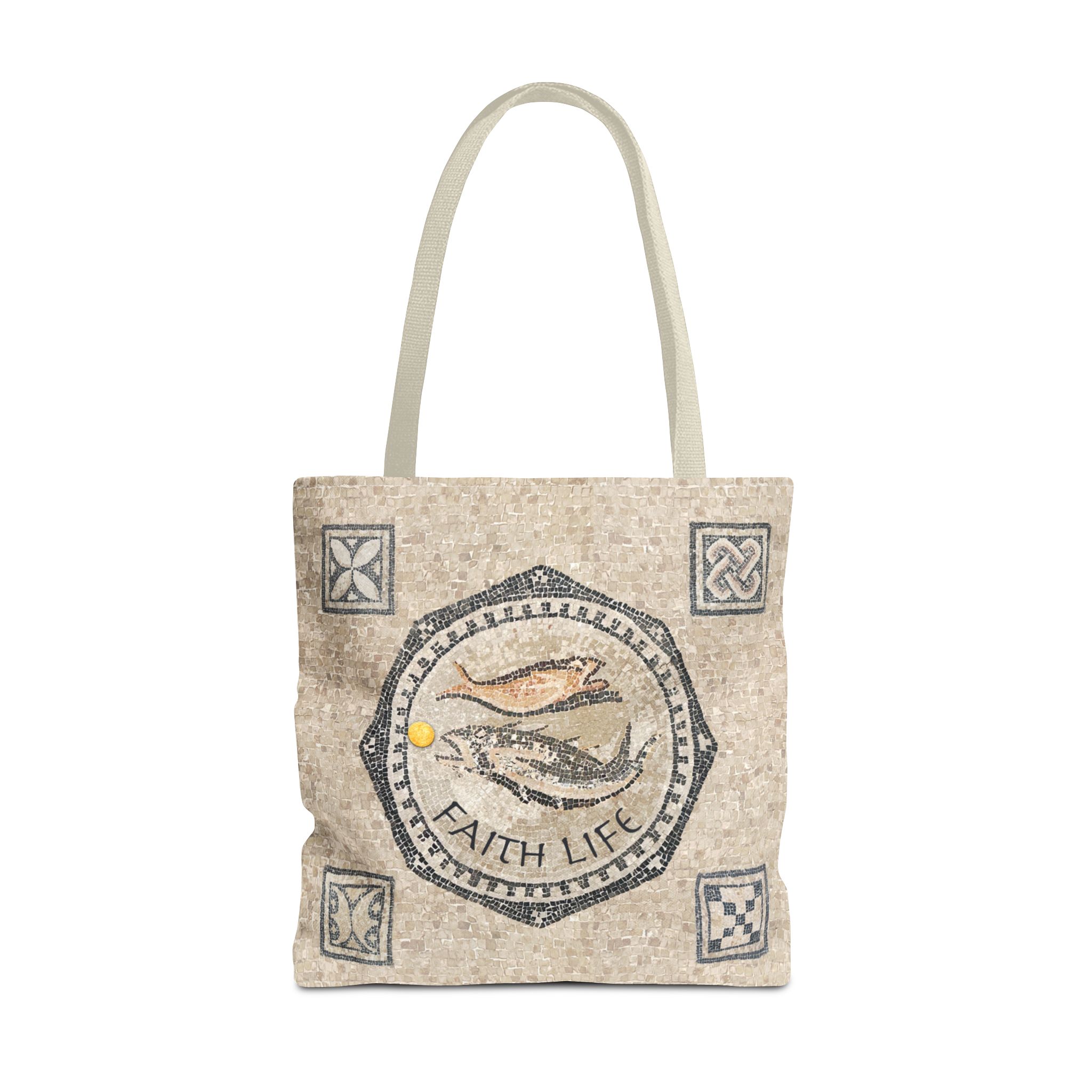 Christian Fish Mosaic Tote Bag - Inspirational Faith Gift Tote for Women 9 Christian Fish Mosaic Tote Bag - Inspirational Faith Gift Tote for Women - Image 9