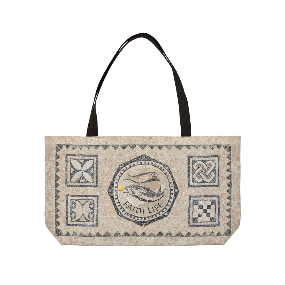 Christian Fish Mosaic - Vacation Weekender Tote Bag