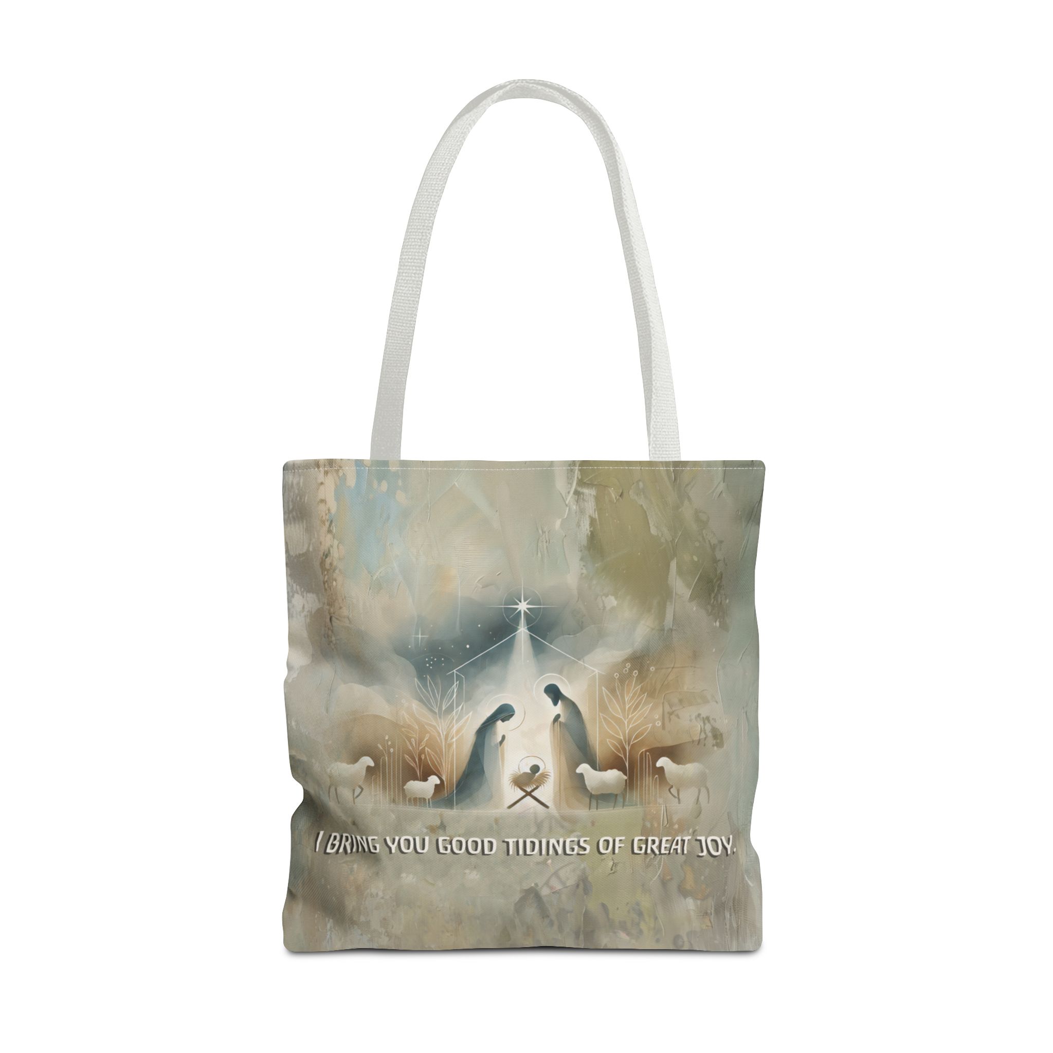 I Bring You Good Tidings of Great Joy Christian Tote Bag - Inspirational Faith Tote Bag 5 I Bring You Good Tidings of Great Joy Christian Tote Bag - Inspirational Faith Tote Bag - Image 5
