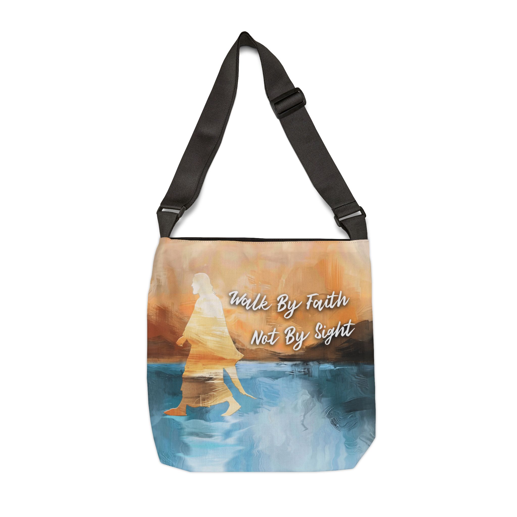 Walk by Faith not by Sight - Adjustable Tote Bag 2 Walk by Faith not by Sight - Adjustable Tote Bag - Image 2