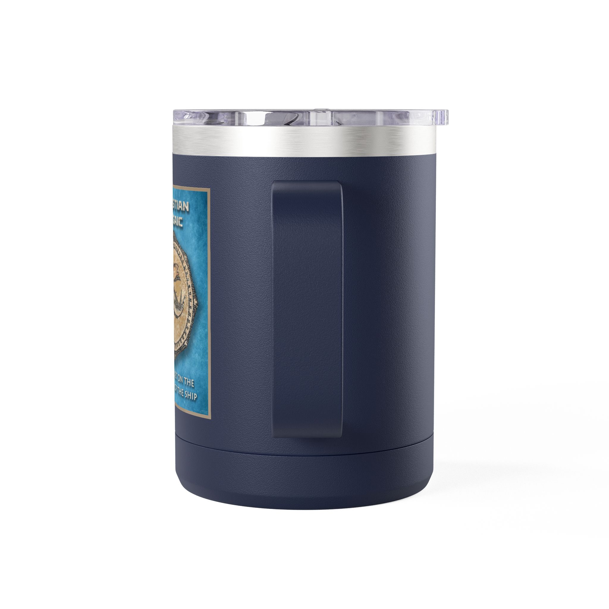 Christian Fish Historic Mosaic Travel Mug - Christian Coffee Mug 15oz 35 Christian Fish Historic Mosaic Travel Mug - Christian Coffee Mug 15oz - Image 35