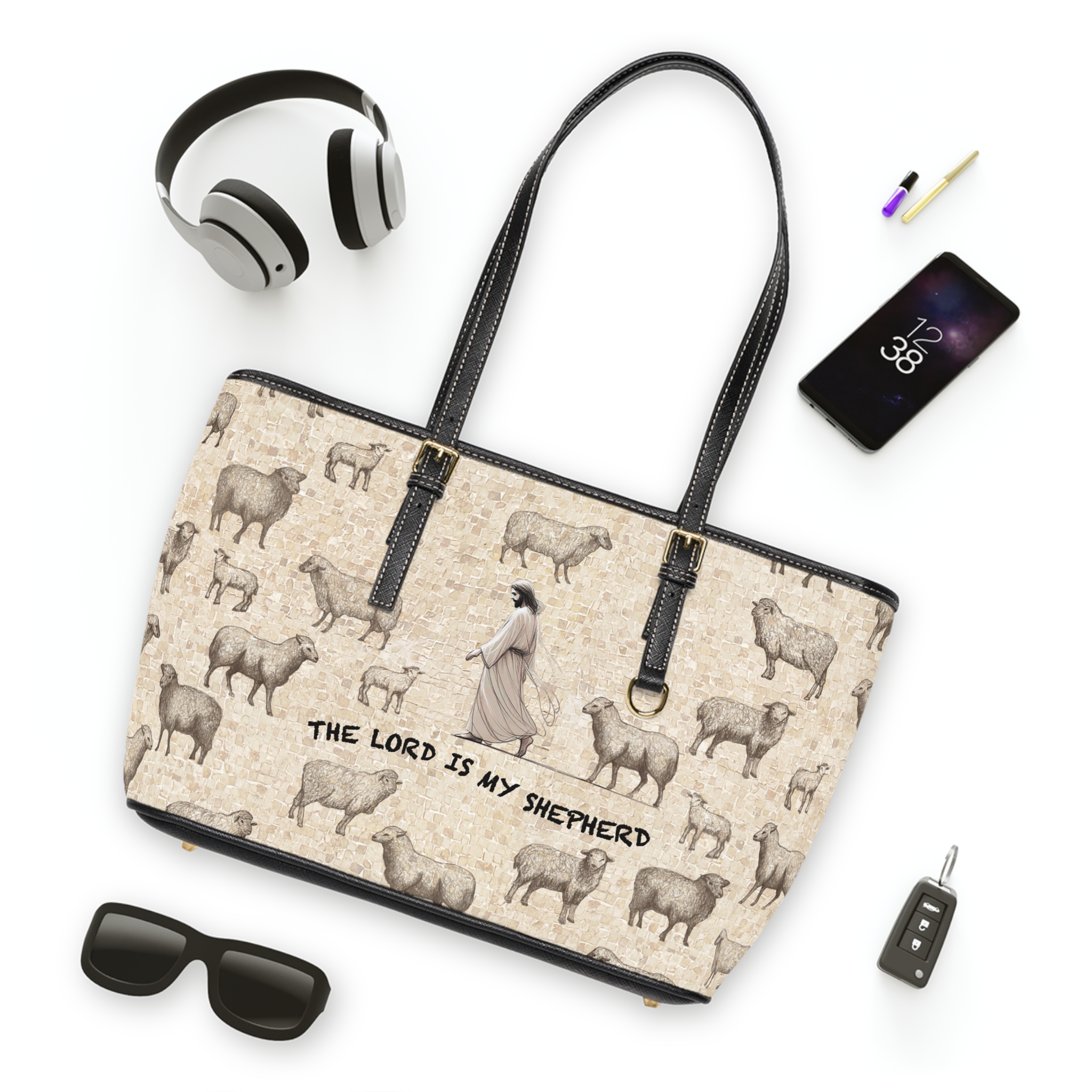 The Lord is my Shepherd, Shoulder Bag 3 The Lord is my Shepherd, Shoulder Bag - Image 3