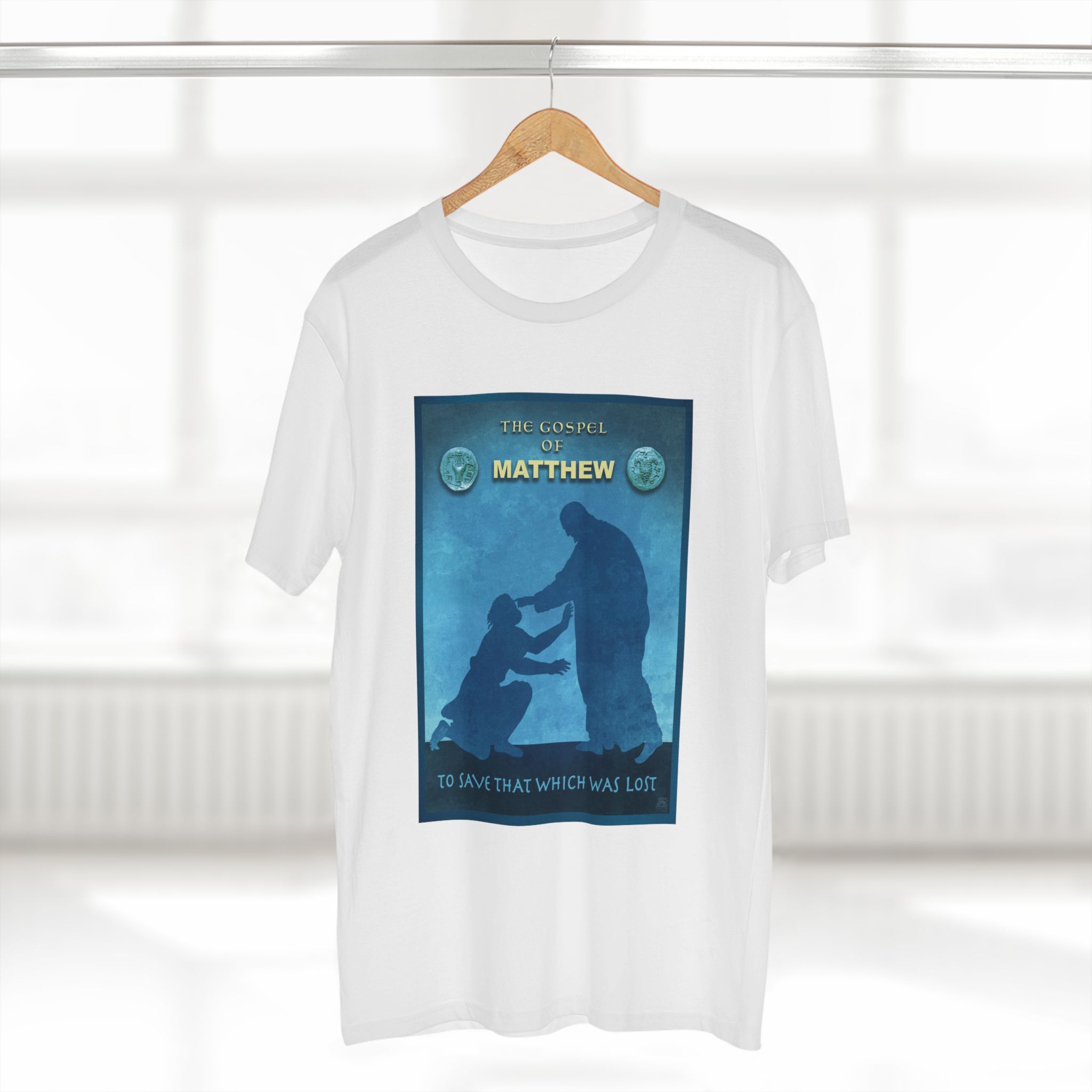 The Gospel of Matthew Christian T-Shirt Halo House The Gospel of Matthew Christian T-Shirt - Image 2