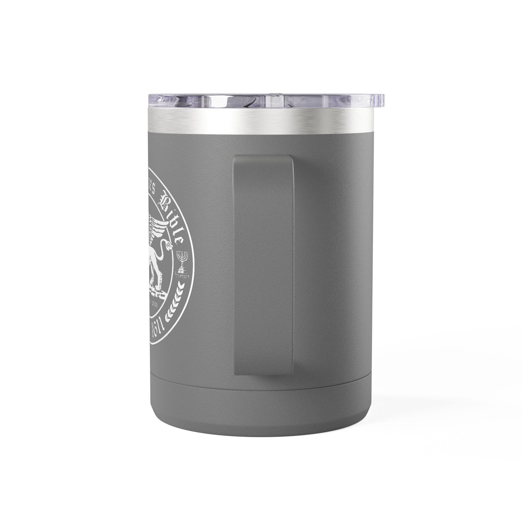 King James Bible White Lion Logo Christian Travel Mug - KJV Coffee Mug 15oz 27 King James Bible White Lion Logo Christian Travel Mug - KJV Coffee Mug 15oz - Image 27