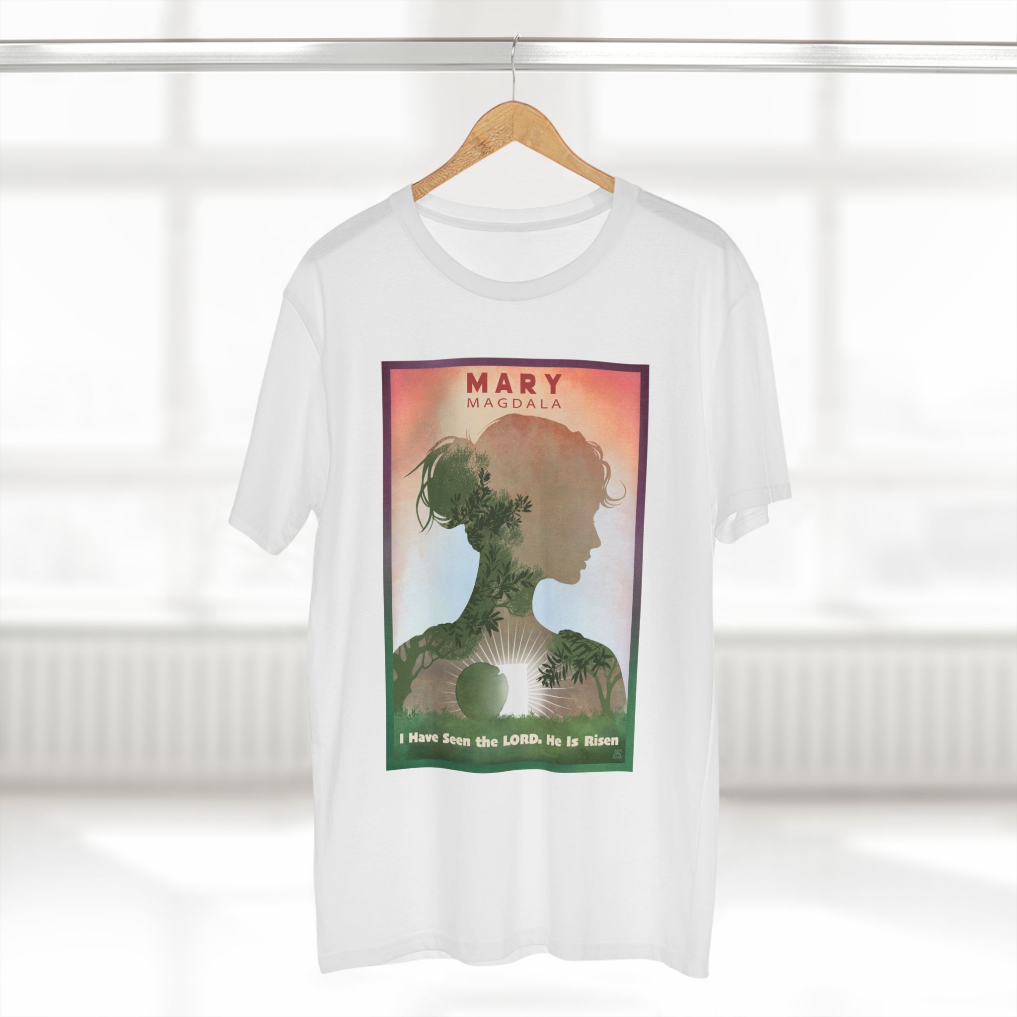 Mary of Magdalene Women’s Christian T-Shirt - I Have Seen the Lord - Faith T-Shirt 3 Mary of Magdalene Women’s Christian T-Shirt - I Have Seen the Lord - Faith T-Shirt - Image 3