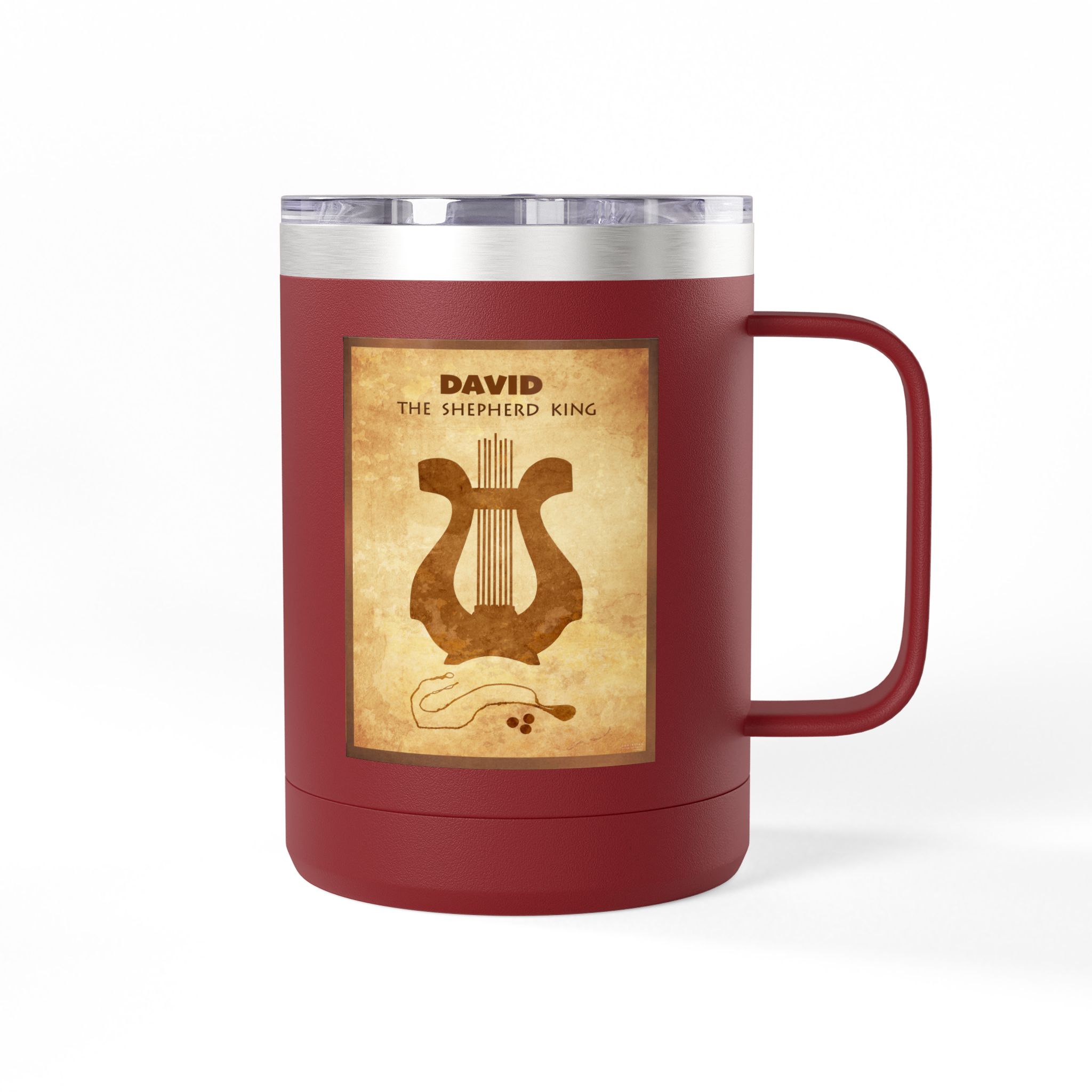 David, the Shepherd King Christian Travel Mug - Bible Coffee Mug 15oz 10 David, the Shepherd King Christian Travel Mug - Bible Coffee Mug 15oz - Image 10