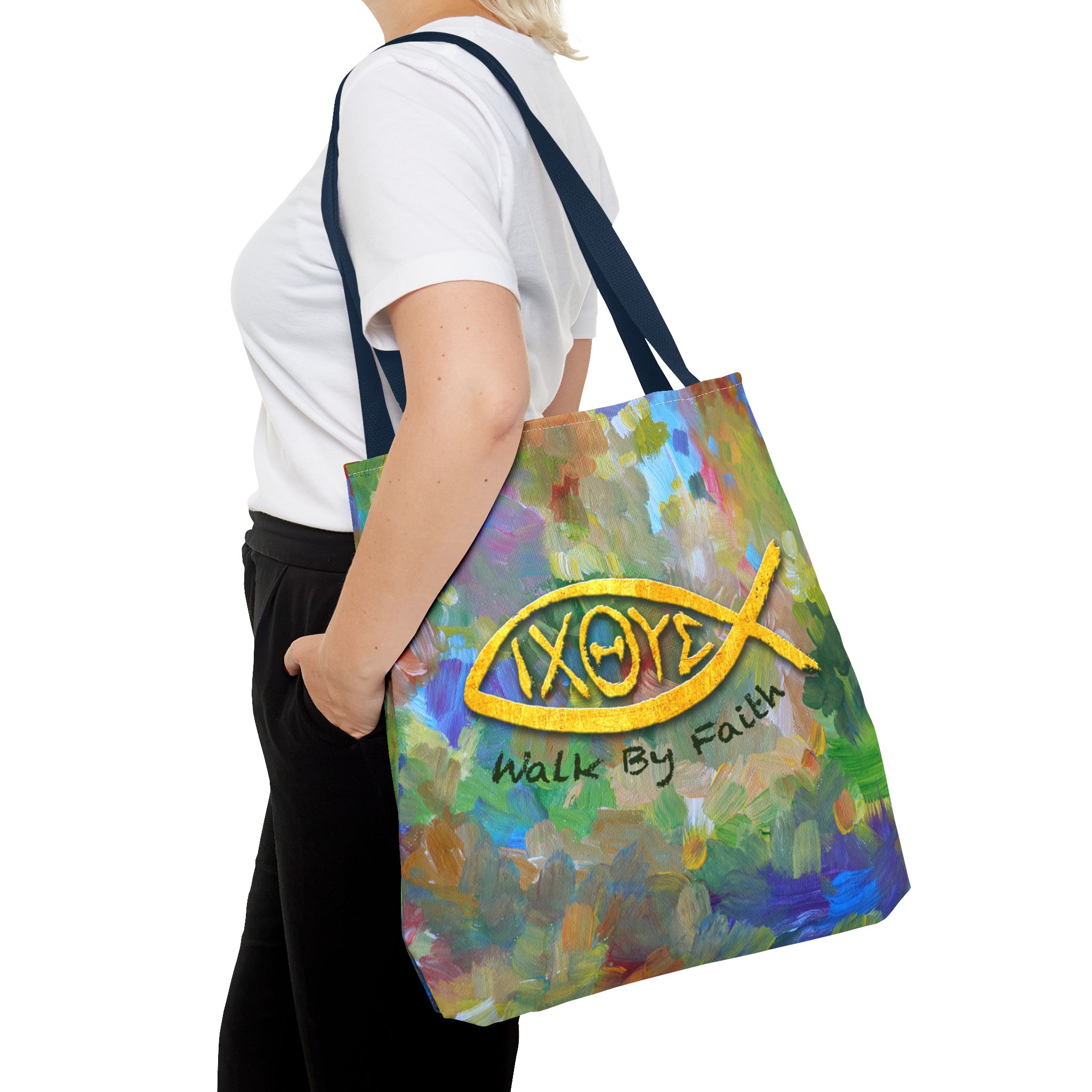 Walk by Faith Christian Tote Bag - Inspirational Faith Bag for Women 19 Walk by Faith Christian Tote Bag - Inspirational Faith Bag for Women - Image 19