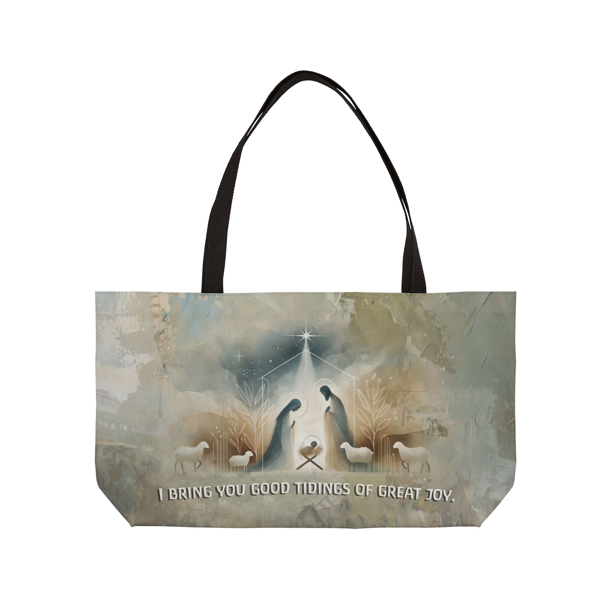 I Bring You Good Tidings of Great Joy - Vacation Weekender Tote Bag Halo House I Bring You Good Tidings of Great Joy - Vacation Weekender Tote Bag - Image 2