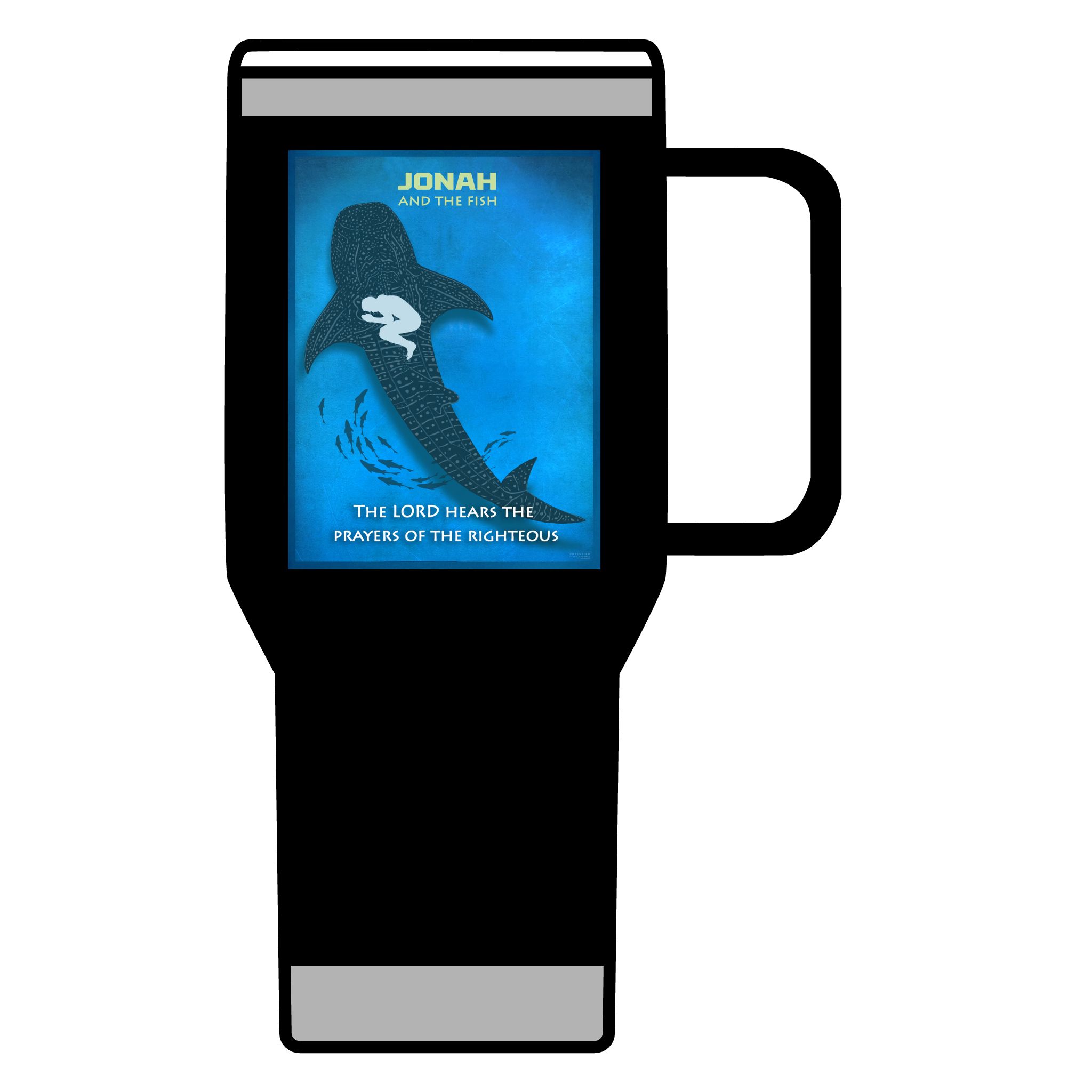Jonah, and the Fish: Inspirational Insulated Tumbler 20oz 3 Jonah, and the Fish: Inspirational Insulated Tumbler 20oz - Image 3