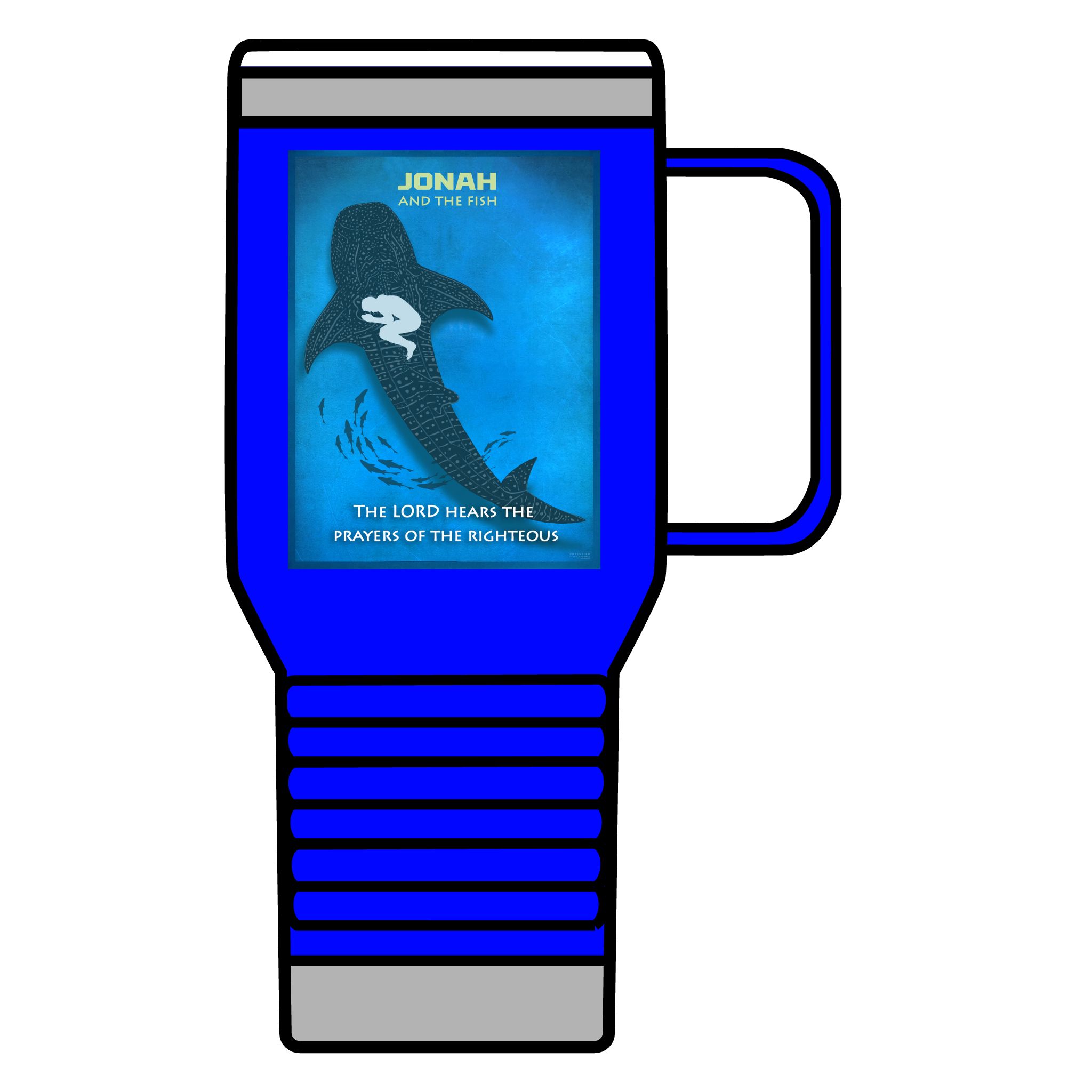 Jonah, and the Fish: Inspirational Insulated Tumbler 20oz 9 Jonah, and the Fish: Inspirational Insulated Tumbler 20oz - Image 9