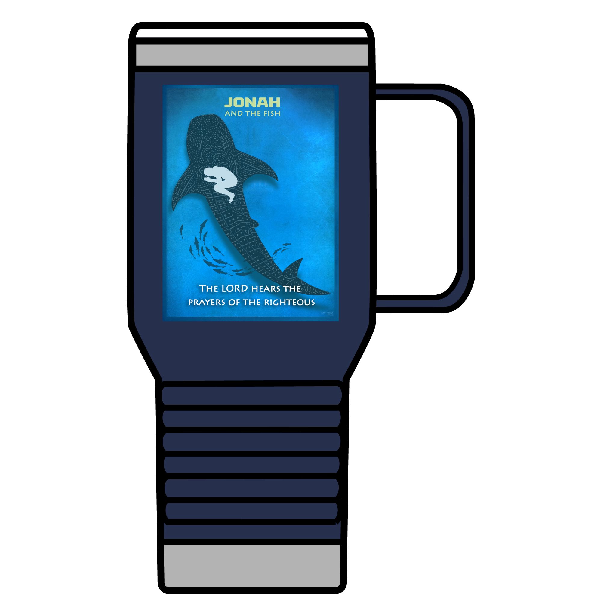 Jonah, and the Fish: Inspirational Insulated Tumbler 20oz 11 Jonah, and the Fish: Inspirational Insulated Tumbler 20oz - Image 11
