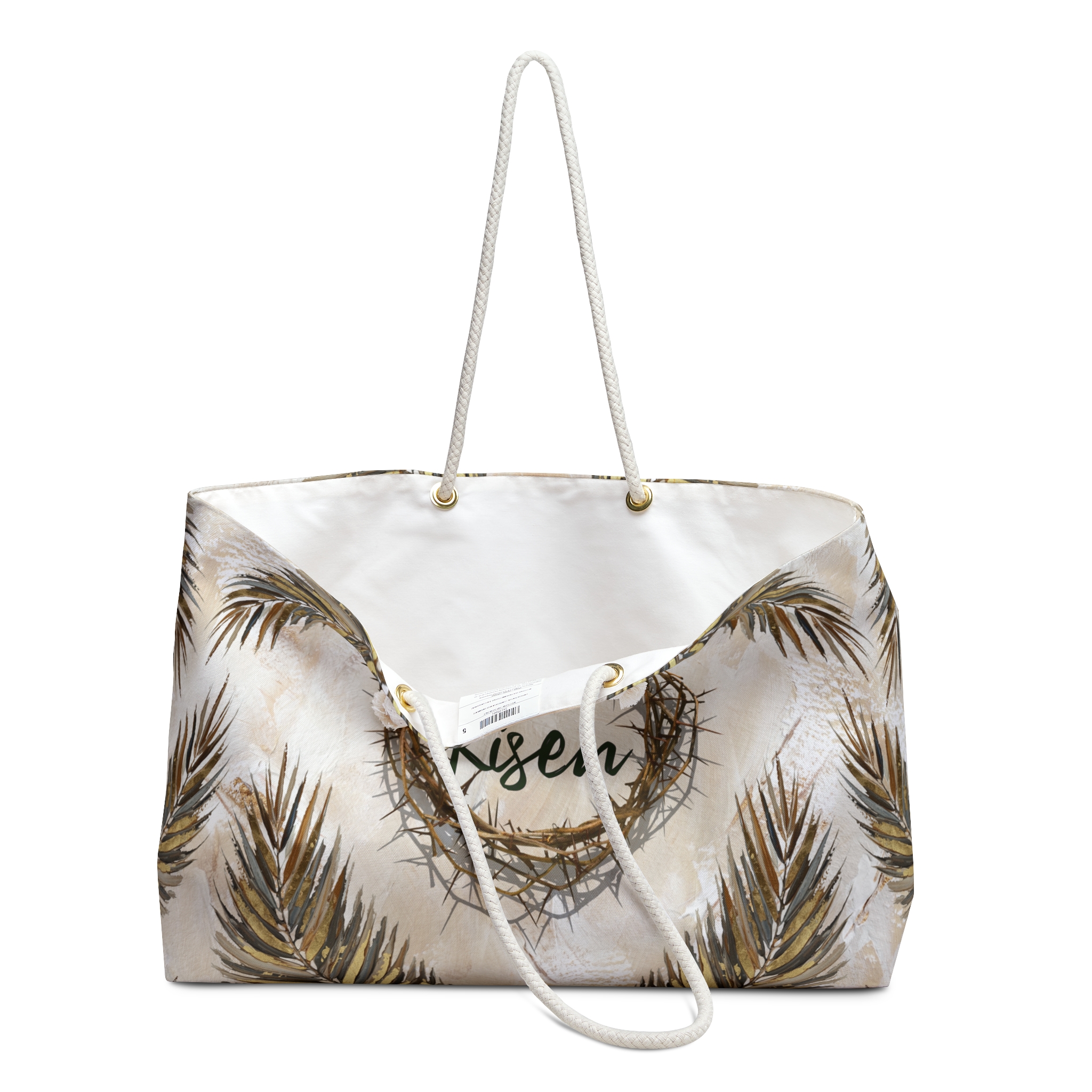 He Has Risen - Boston Weekender Tote Bag Halo House He Has Risen - Boston Weekender Tote Bag - Image 3