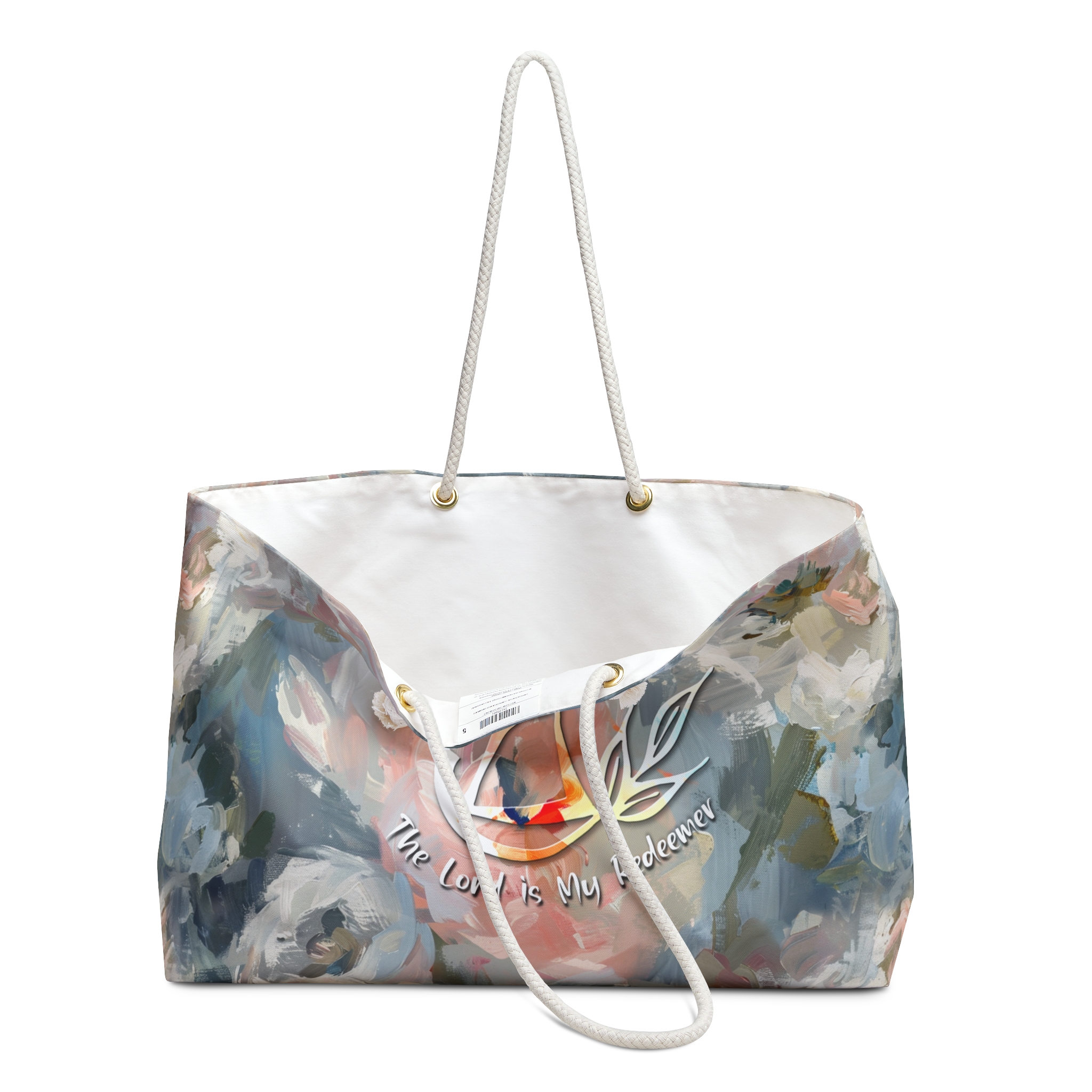 The Lord is My Redeemer - Boston Weekender Tote Bag 3 The Lord is My Redeemer - Boston Weekender Tote Bag - Image 3