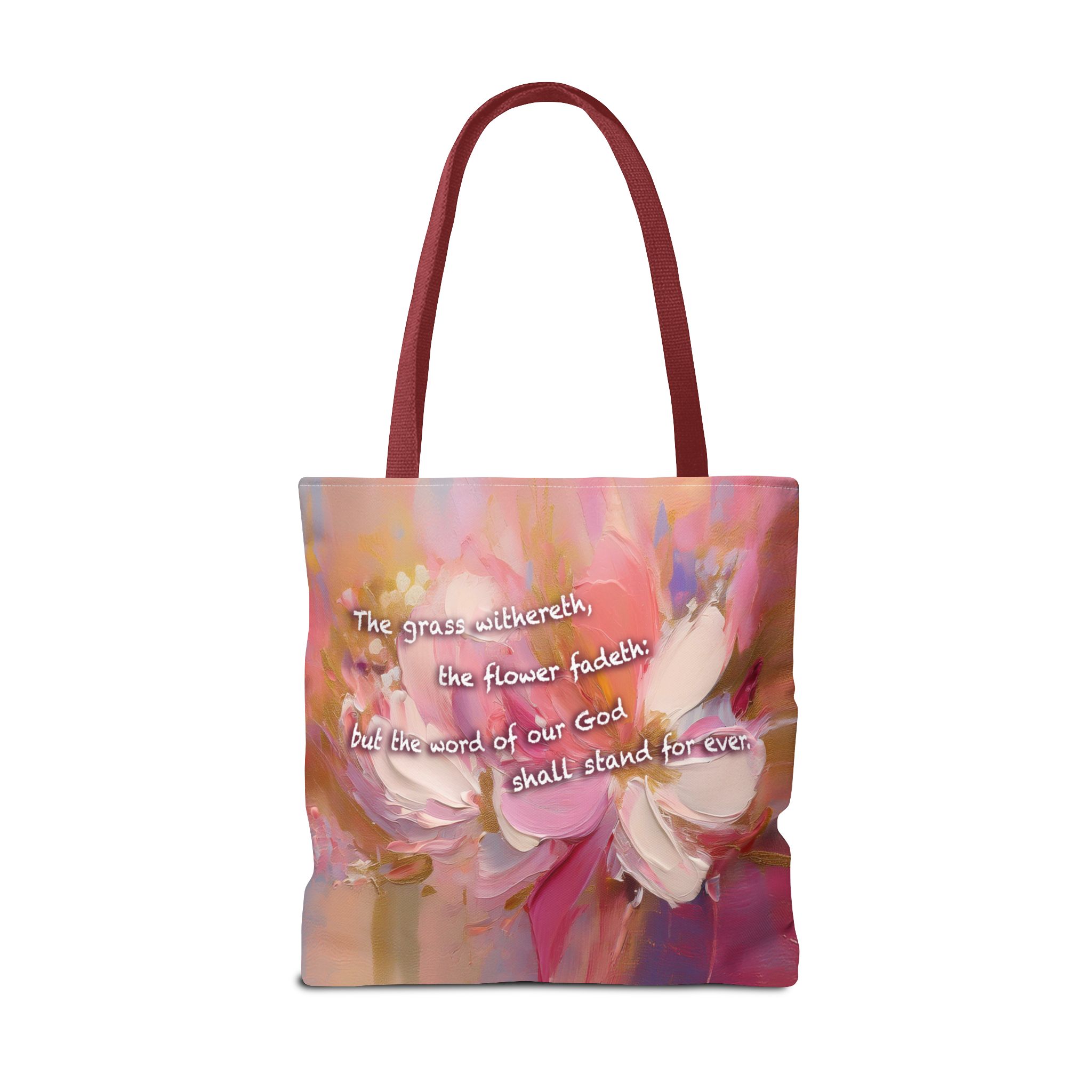 The Word of Our God Shall Stand Forever Christian Tote Bag - Isaiah 40:8 Inspirational Tote 6 The Word of Our God Shall Stand Forever Christian Tote Bag - Isaiah 40:8 Inspirational Tote - Image 6