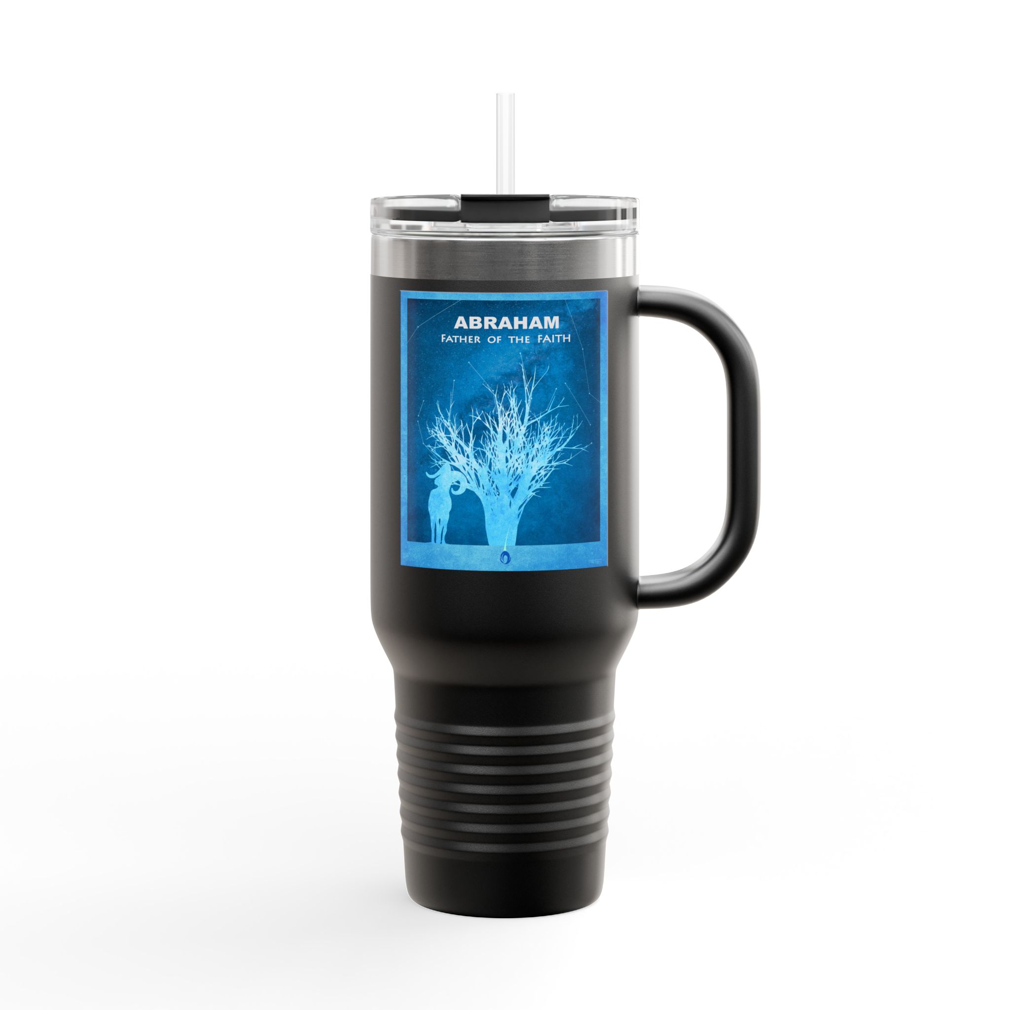 Abraham, Father of the Faith Christian Tumbler 40oz - Insulated Bible Tumbler 5 Abraham, Father of the Faith Christian Tumbler 40oz - Insulated Bible Tumbler - Image 5