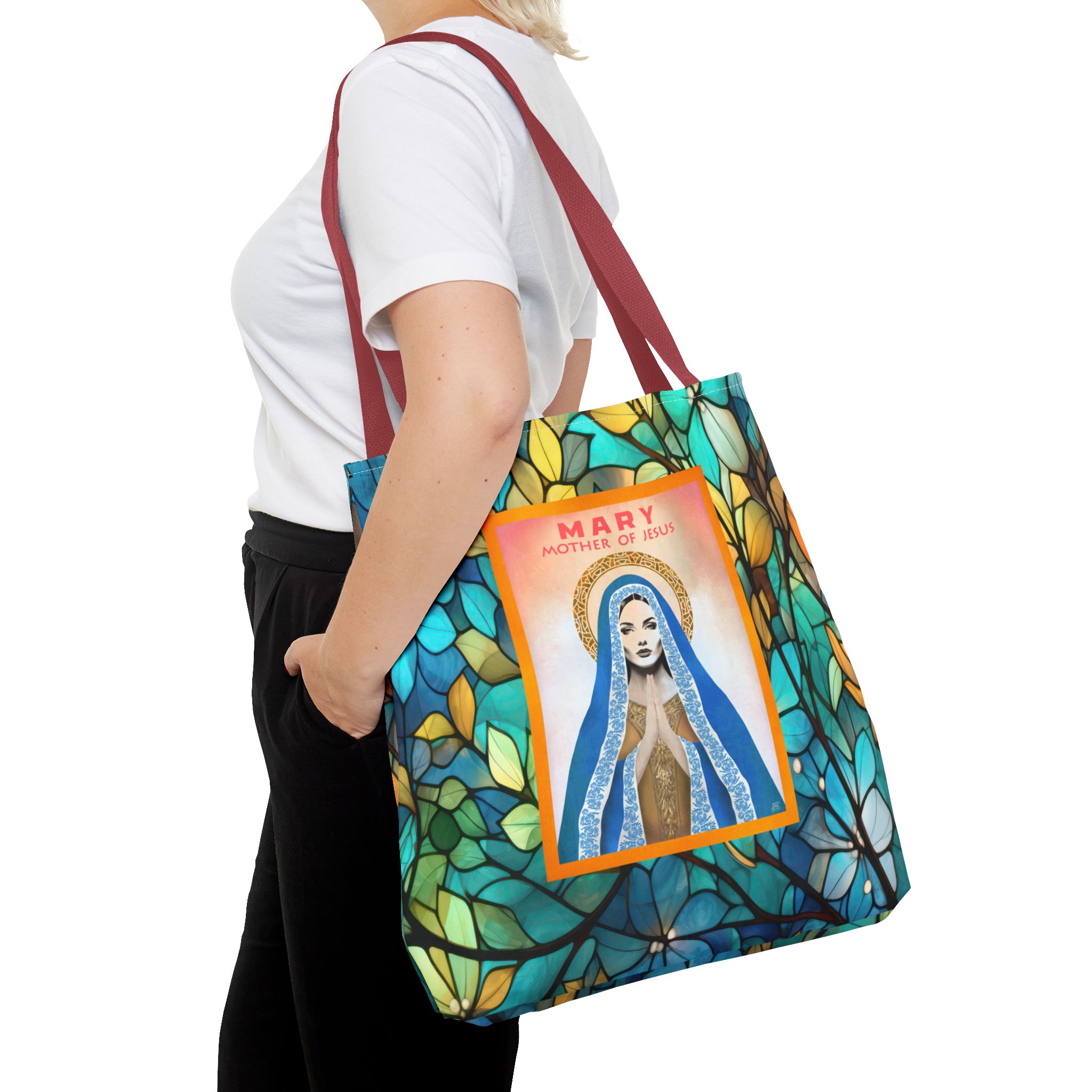 Mary, Mother of Jesus Christian Tote Bag - Inspirational Faith Gift for Women 7 Mary, Mother of Jesus Christian Tote Bag - Inspirational Faith Gift for Women - Image 7