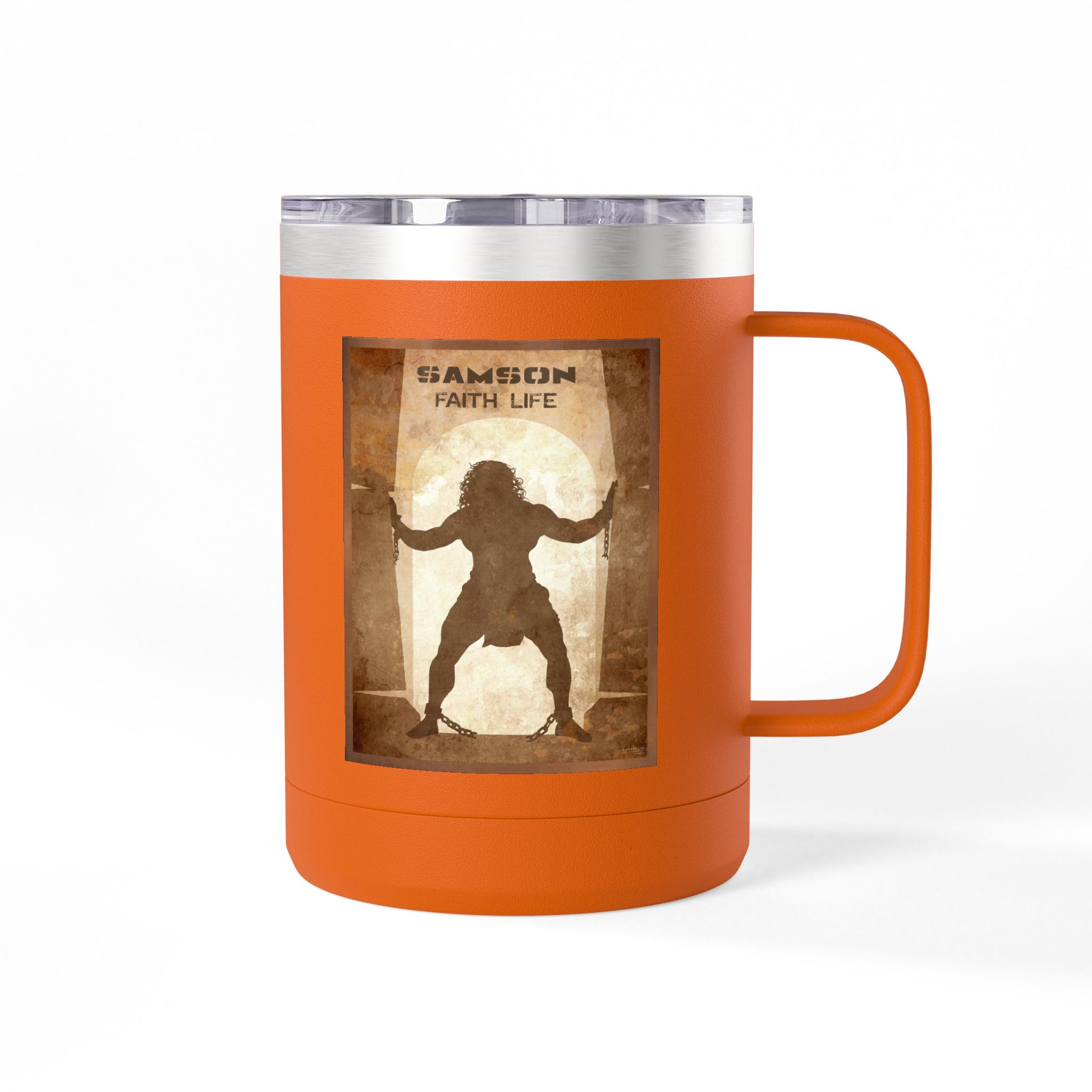 Samson, Faith Life Christian Travel Mug - Bible Coffee Mug 15oz 26 Samson, Faith Life Christian Travel Mug - Bible Coffee Mug 15oz - Image 26