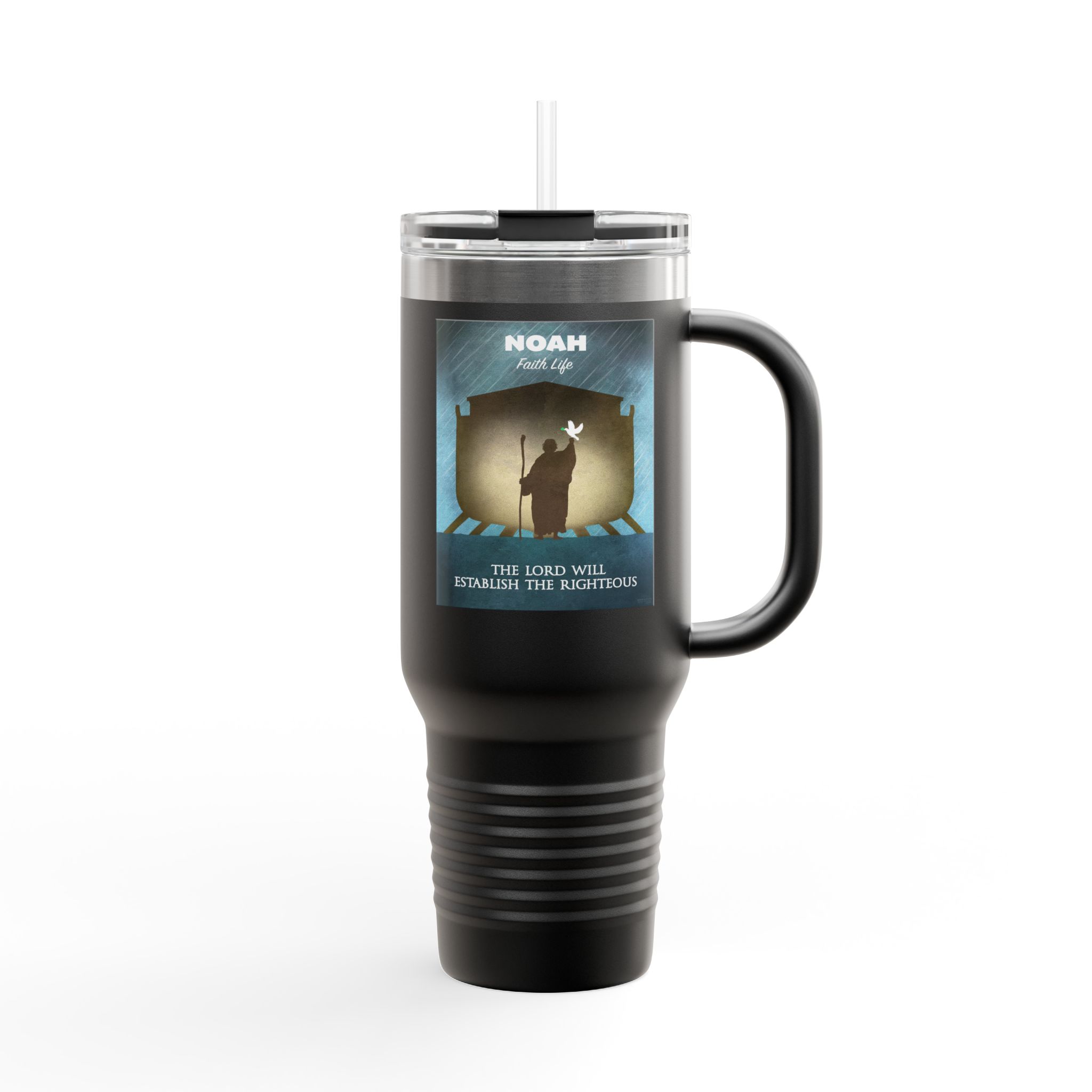 Noah's Ark Christian Tumbler 40oz - Insulated Bible Tumbler 5 Noah's Ark Christian Tumbler 40oz - Insulated Bible Tumbler - Image 5