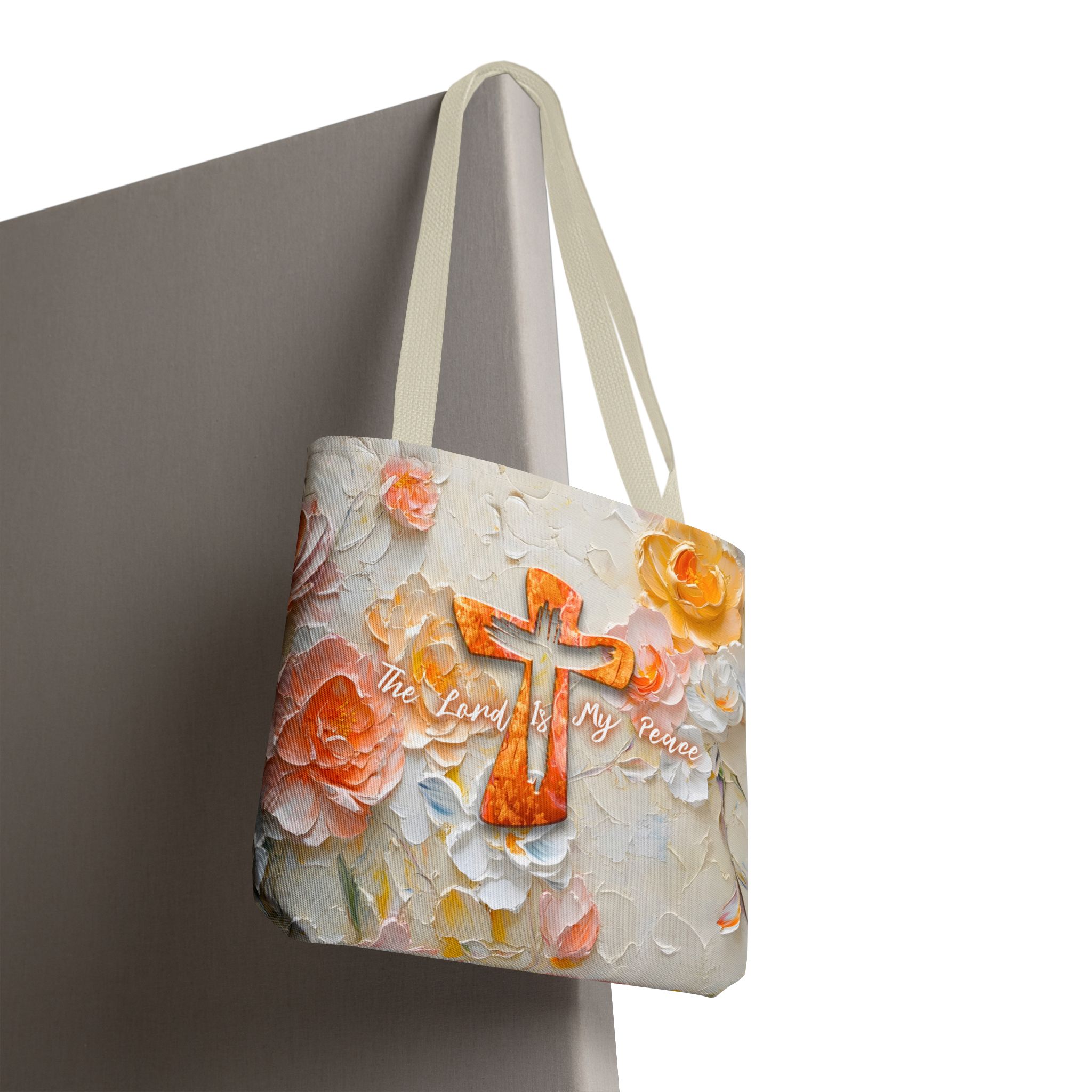 The Lord is My Peace Christian Tote Bag - Inspirational Faith Tote Bag Halo House The Lord is My Peace Christian Tote Bag - Inspirational Faith Tote Bag - Image 12