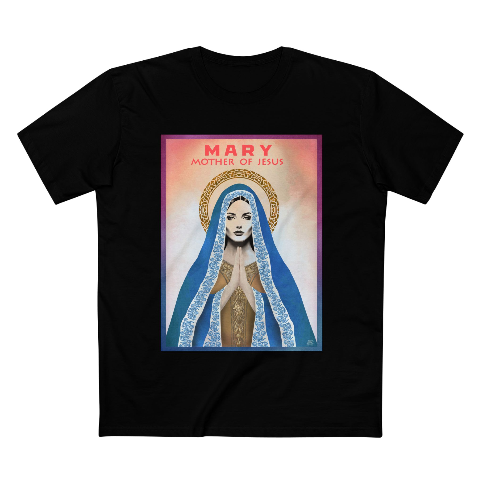 Mother Mary Women’s Christian T-Shirt - I have Found Favor with God - Faith T-Shirt 4 Mother Mary Women’s Christian T-Shirt - I have Found Favor with God - Faith T-Shirt - Image 4