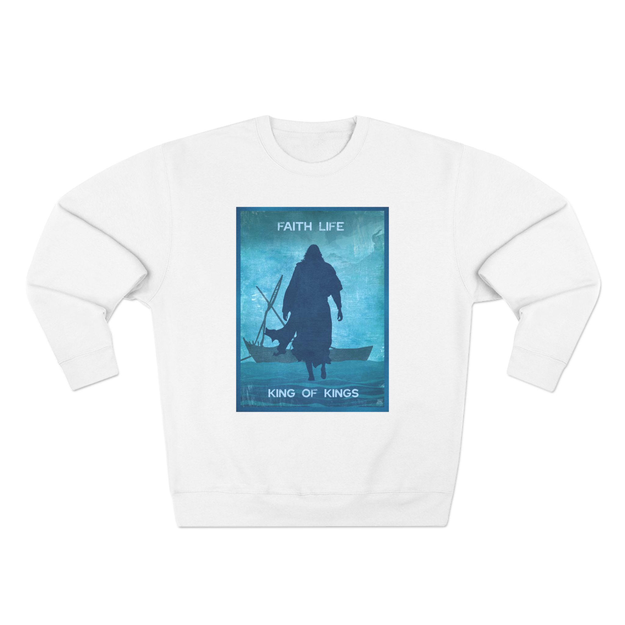 Jesus, Walk on Water : Sweatshirt Halo House Jesus, Walk on Water : Sweatshirt - Image 16