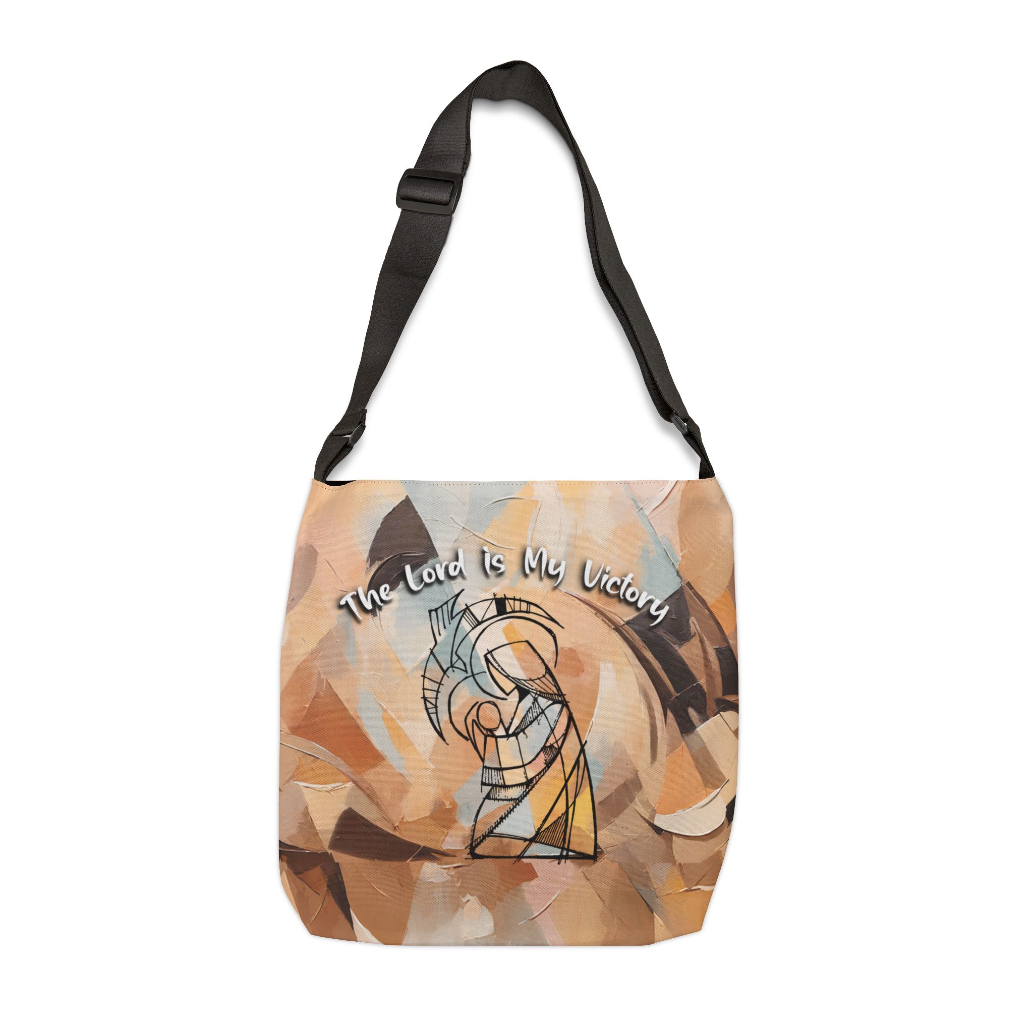 The Lord is My Victory - Adjustable Tote Bag 1 The Lord is My Victory - Adjustable Tote Bag