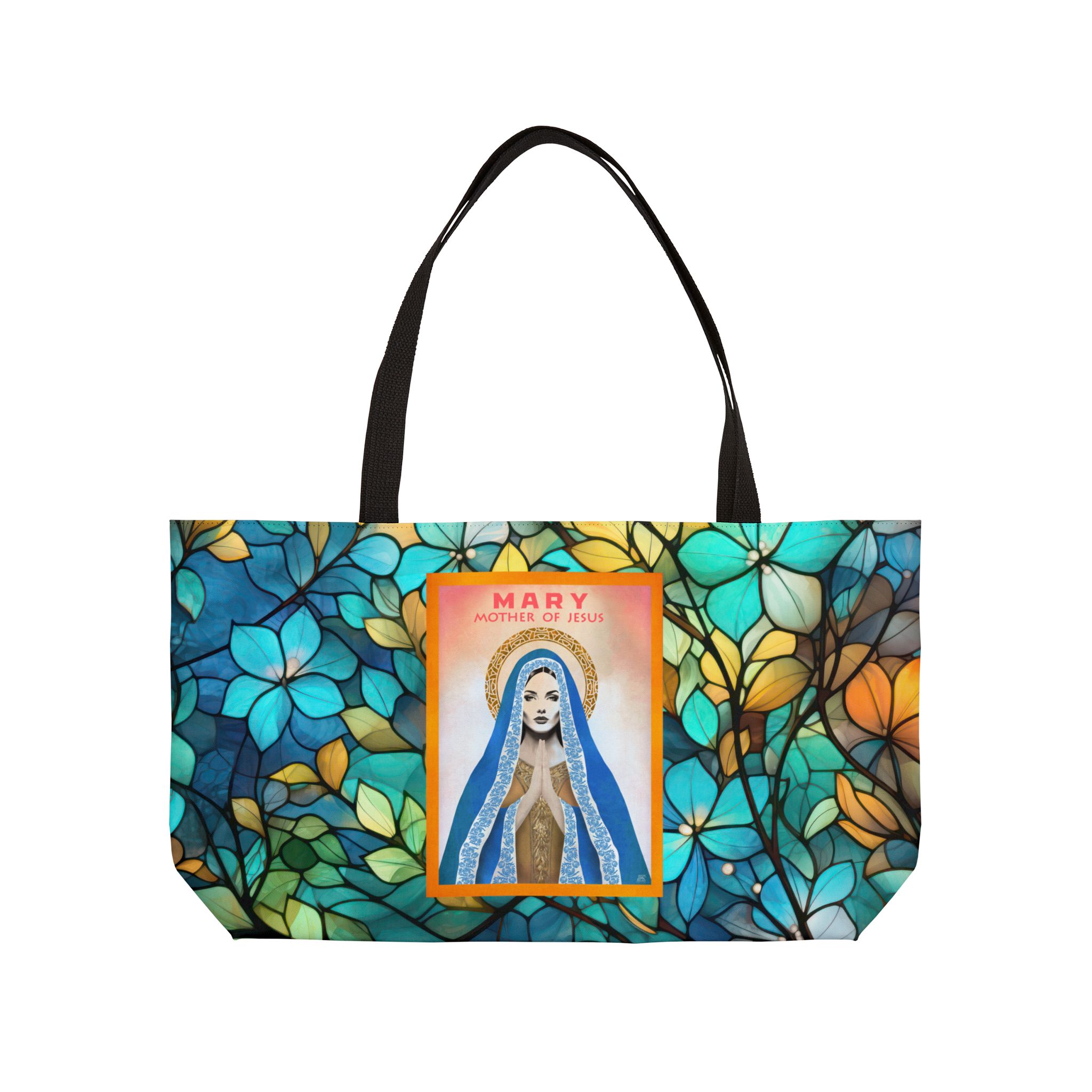 Mary, Mother of Jesus - Vacation Weekender Tote Bag 2 Mary, Mother of Jesus - Vacation Weekender Tote Bag - Image 2