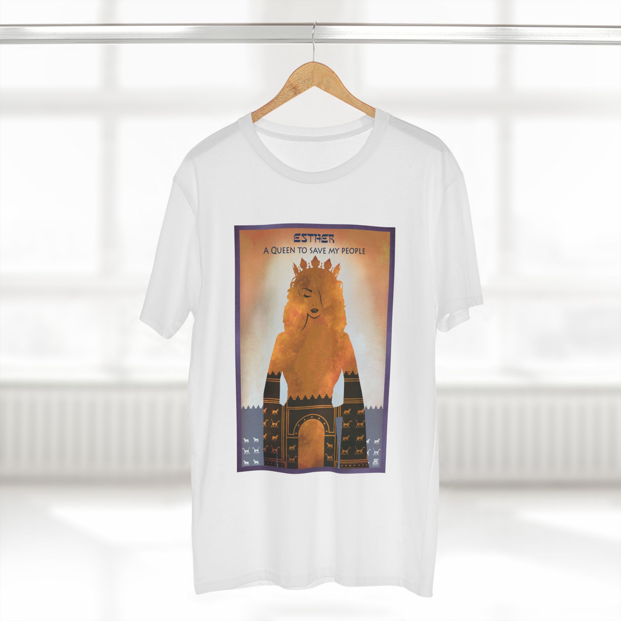 Queen Esther, A Queen to Save My People Women’s Christian T-Shirt - Faith Based T-Shirt 3 Queen Esther, A Queen to Save My People Women’s Christian T-Shirt - Faith Based T-Shirt - Image 3