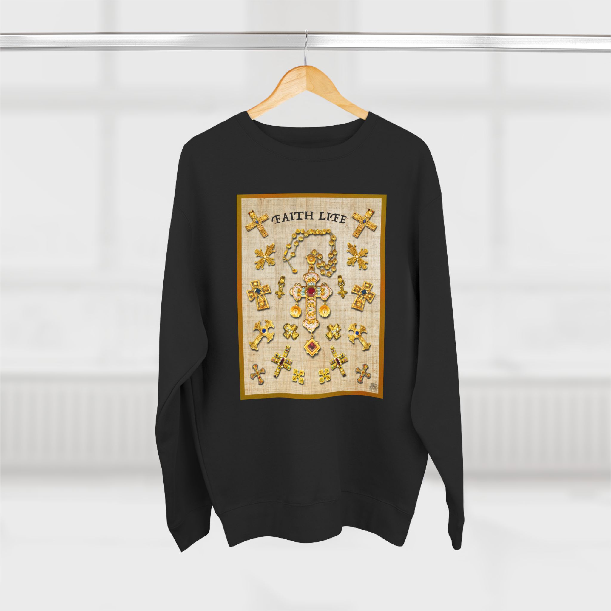 Golden Crosses : Sweatshirt 8 Golden Crosses : Sweatshirt - Image 8