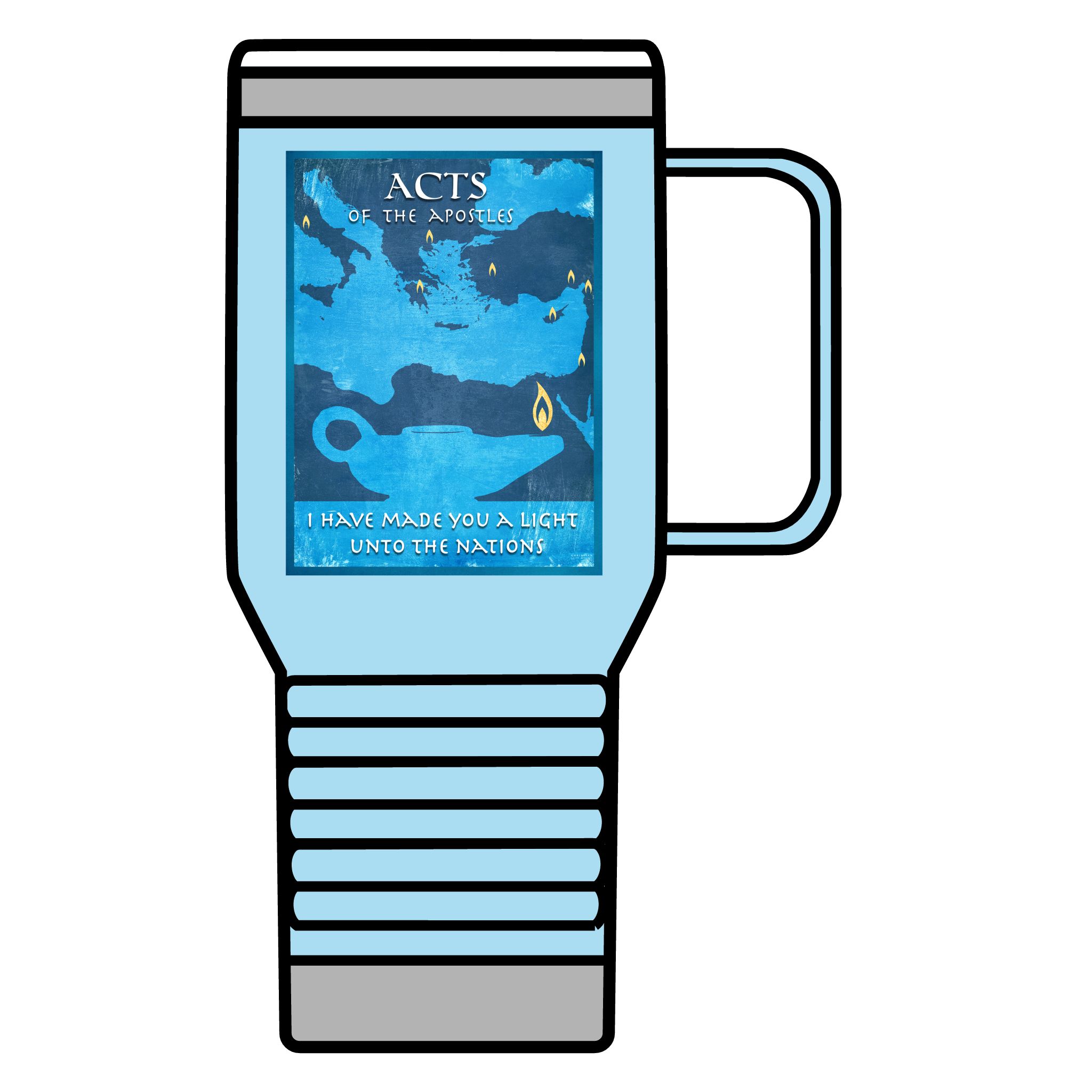 Acts of the Apostles: Inspirational Insulated Tumbler 20oz 5 Acts of the Apostles: Inspirational Insulated Tumbler 20oz - Image 5