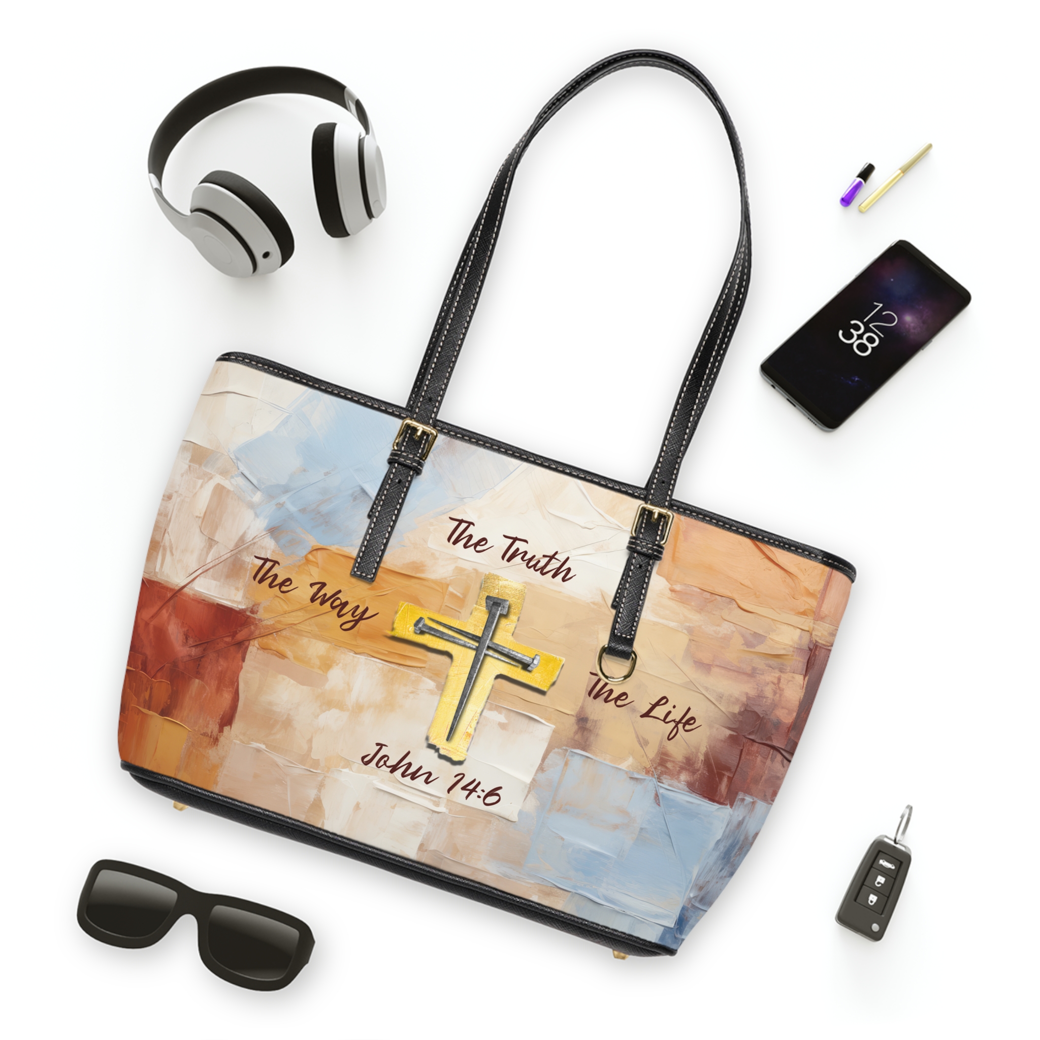 The Way, The Truth, The Life, Shoulder Bag 3 The Way, The Truth, The Life, Shoulder Bag - Image 3