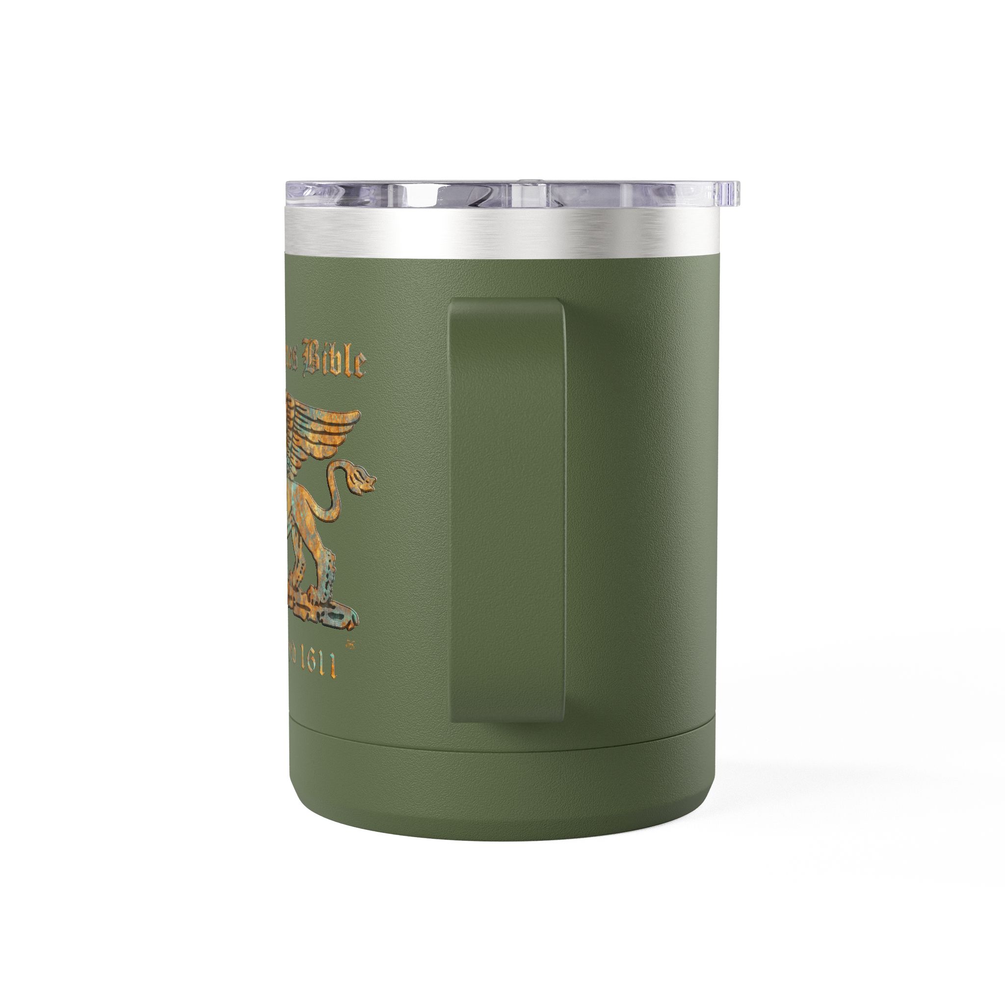 King James Bible Golden Lion Logo Christian Travel Mug - KJV Coffee Mug 15oz 19 King James Bible Golden Lion Logo Christian Travel Mug - KJV Coffee Mug 15oz - Image 19