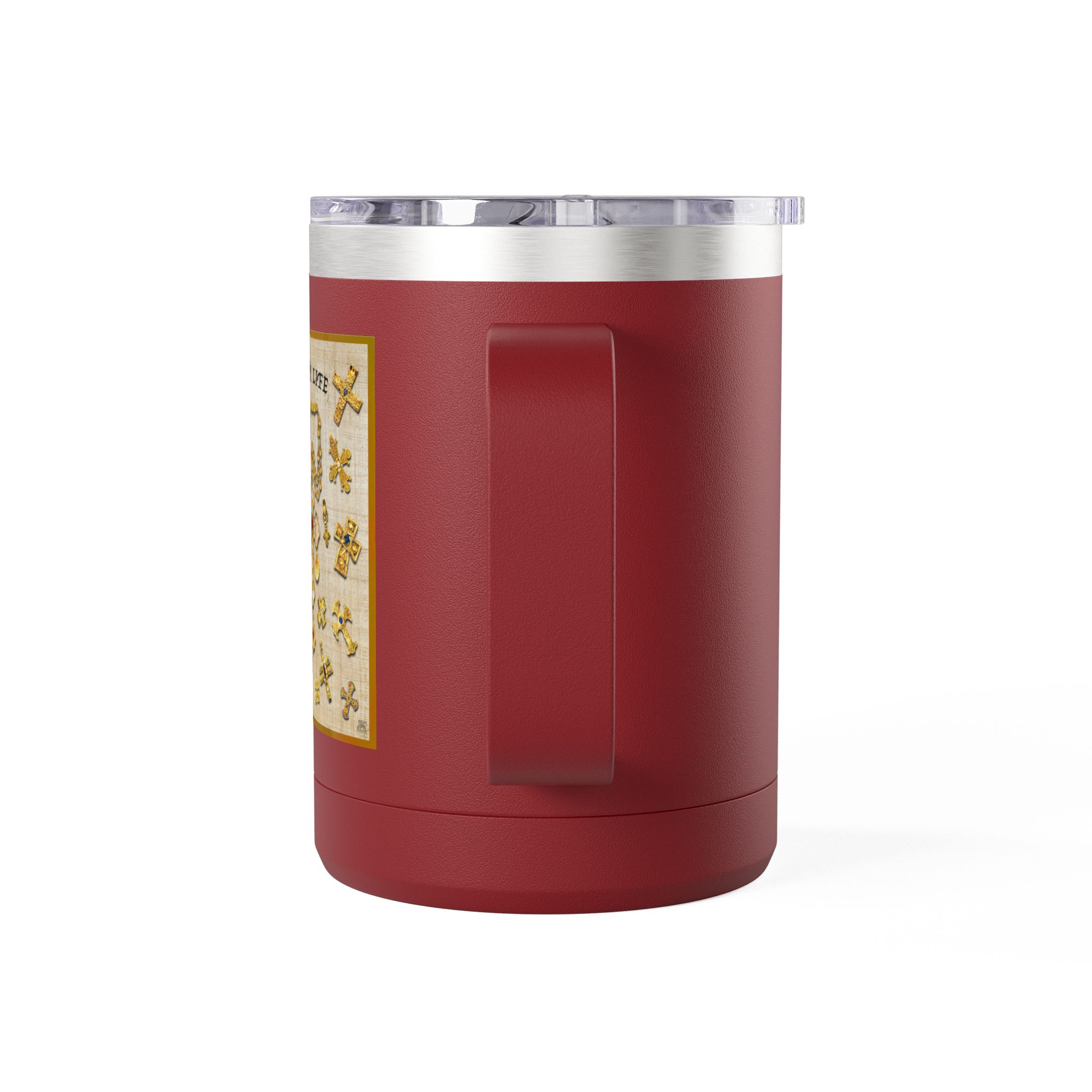 Golden Crosses Christian Travel Mug - Christian Coffee Mug 15oz 39 Golden Crosses Christian Travel Mug - Christian Coffee Mug 15oz - Image 39