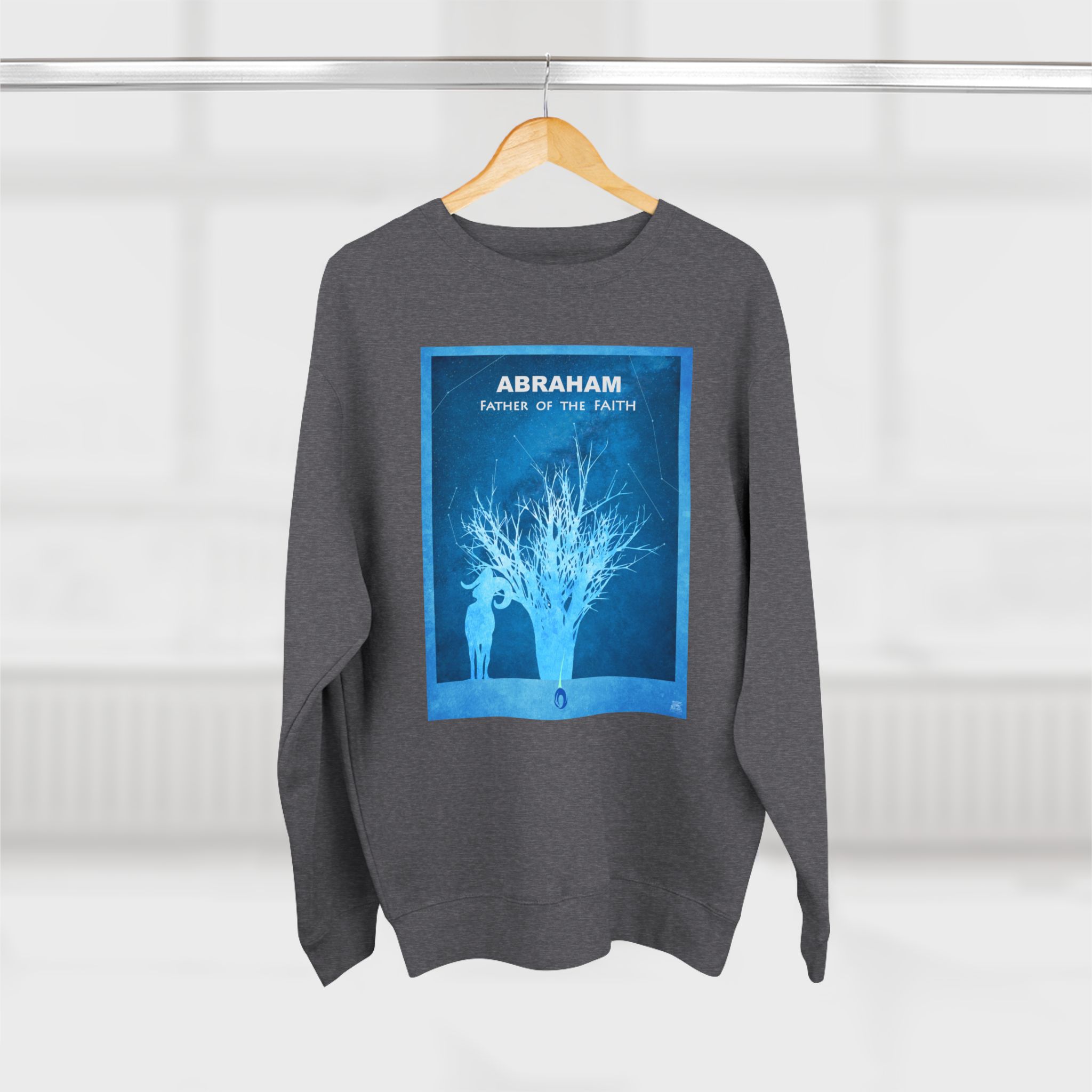 Abraham, Father of Faith : Sweatshirt Halo House Abraham, Father of Faith : Sweatshirt - Image 5